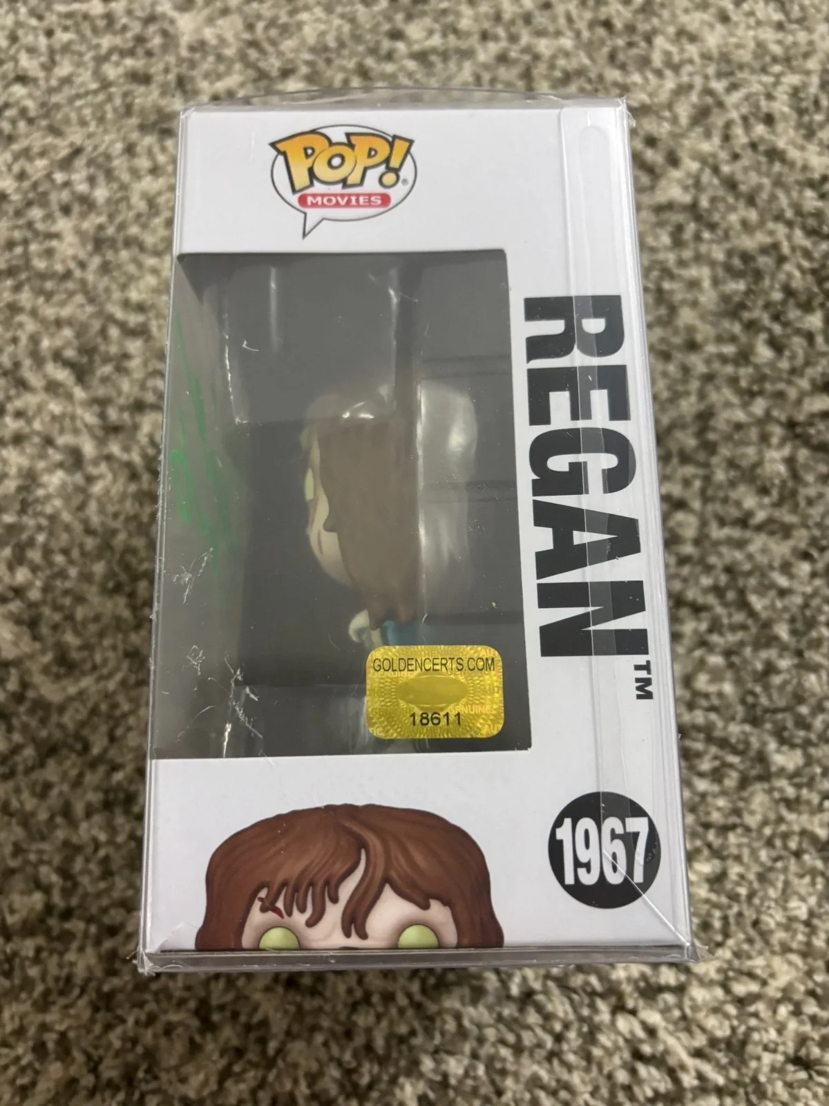 Geena Davis — Geena Davis - The Exorcist - Regan - signed Funko w/ COA, изображение 2