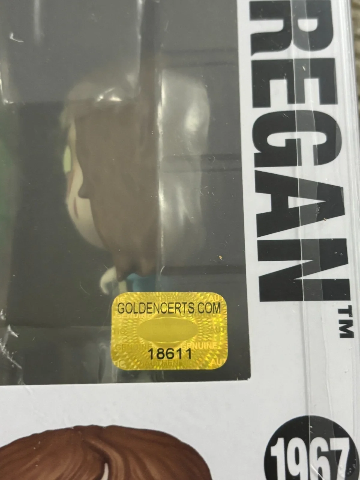 Geena Davis — Geena Davis - The Exorcist - Regan - signed Funko w/ COA, изображение 3