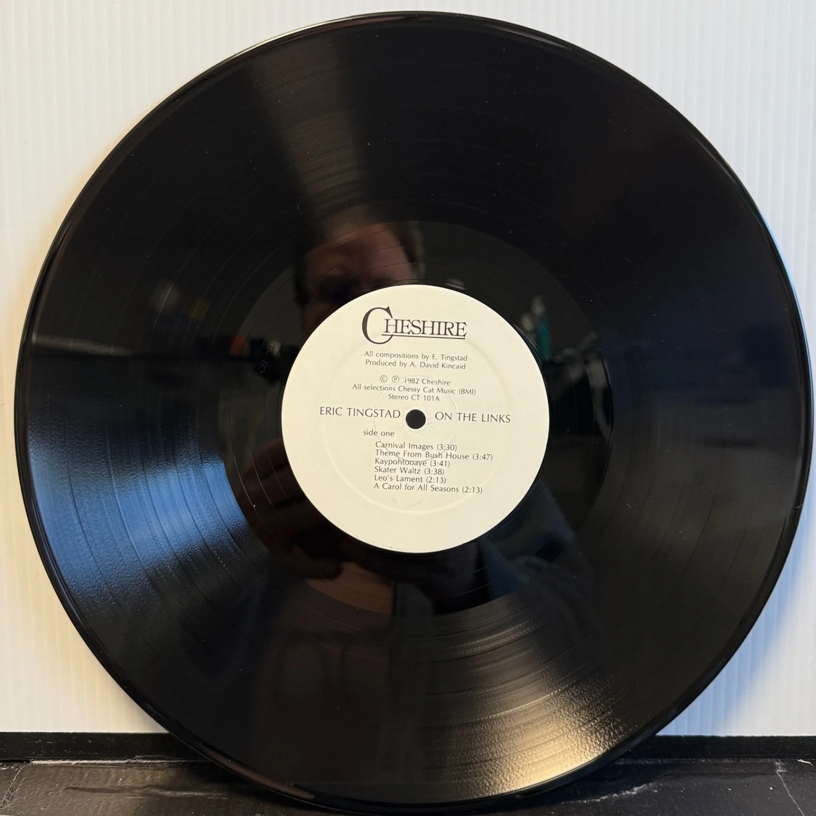 ERIC TINGSTAD "Solo Compositions For Guitar" AUTOGRAPHED - USA vinyl album VG+, image 4
