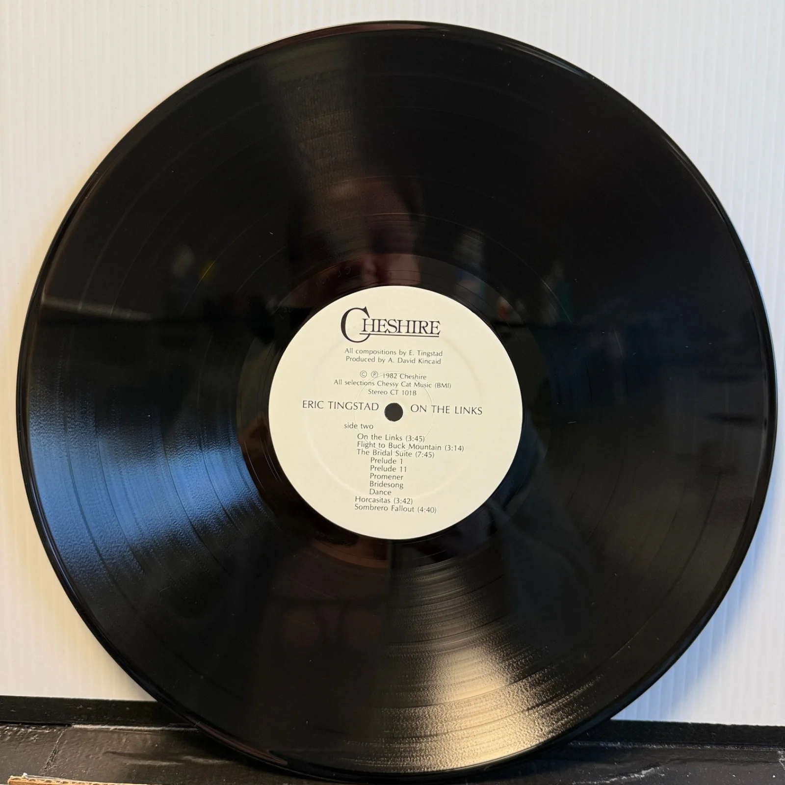 ERIC TINGSTAD "Solo Compositions For Guitar" AUTOGRAPHED - USA vinyl album VG+, image 5