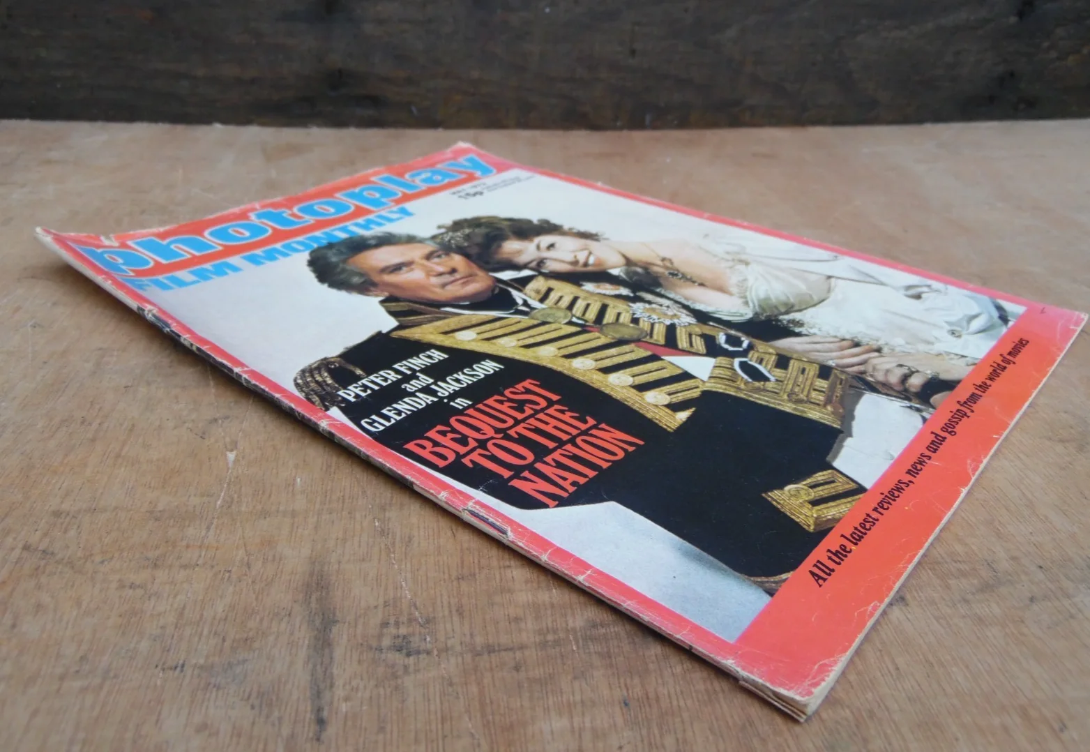 Vintage Photoplay Film Monthly Magazine MAY 1973 PETER FINCH Cover, изображение 3