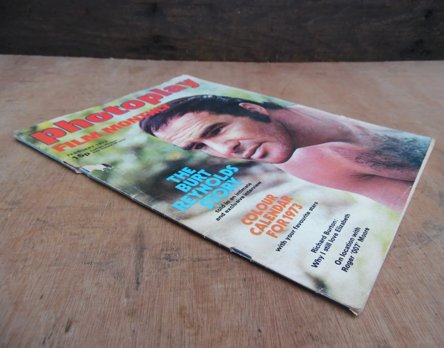 Vintage Photoplay Film Monthly Magazine February 1973 BURT REYNOLDS Cover, изображение 3