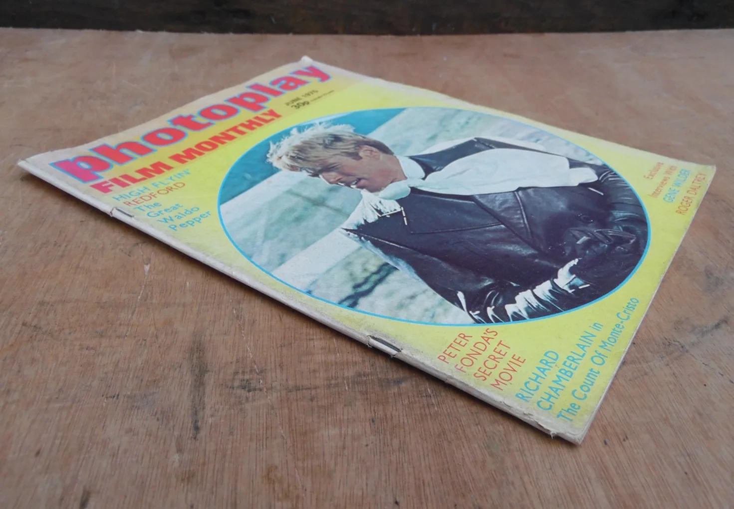 Vintage Photoplay Film Monthly Magazine June 1975 ROBERT REDFORD Cover, изображение 3