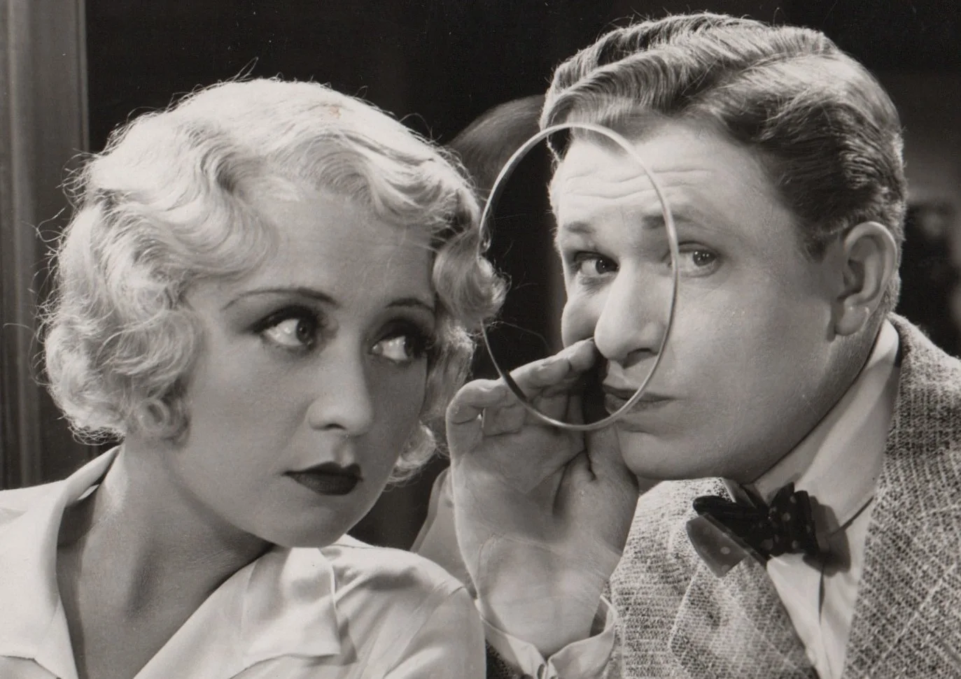 JOAN BLONDELL & STUART ERWIN - vintage still MAKE ME A STAR - 10" x 8" - 1932, изображение 3