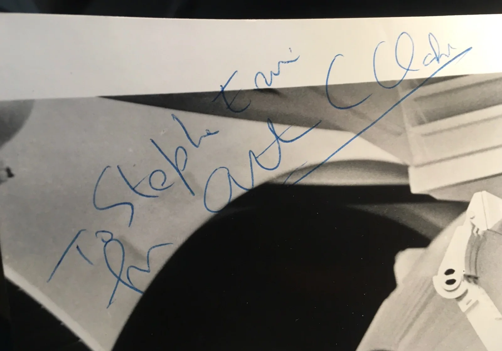 Arthur C. Clarke — 2001: A SPACE ODYSSEY 1968 ORIGINAL AUTOGRAPHED PHOTO! ARTHUR C. CLARKE ON-SET!, image 2