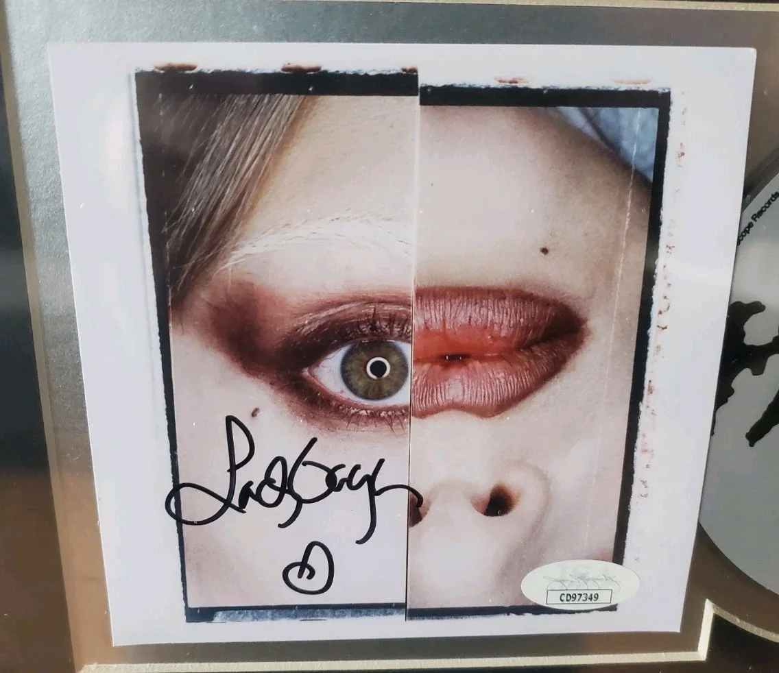 NICE FRAMED & Matted Lady Gaga Autographed CD Booklet "Mayhem" JSA COA Photo, изображение 2