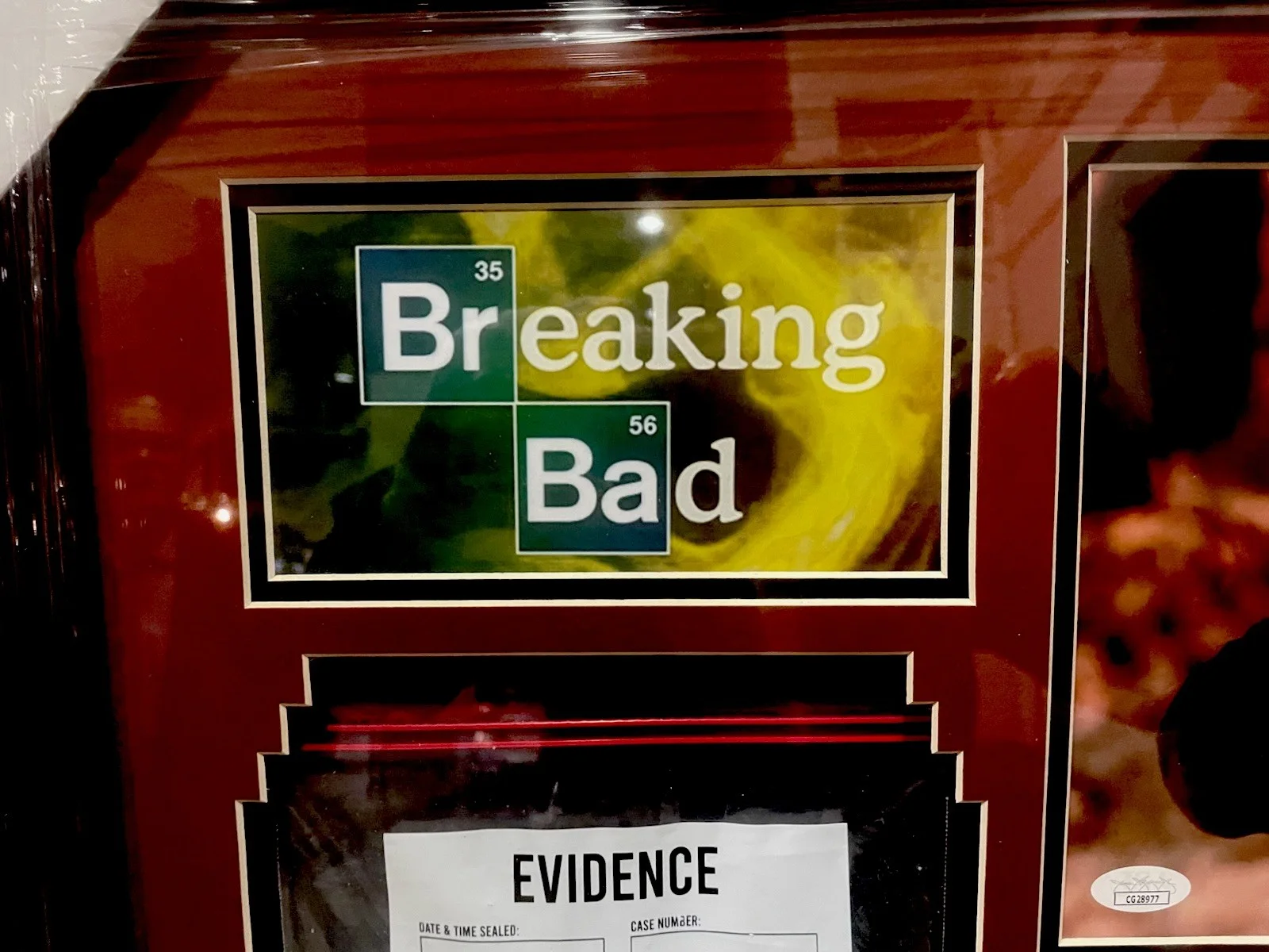 Steven Michael Quezada Signed “Breaking Bad” Photo & Replica Prop Display JSA, image 2