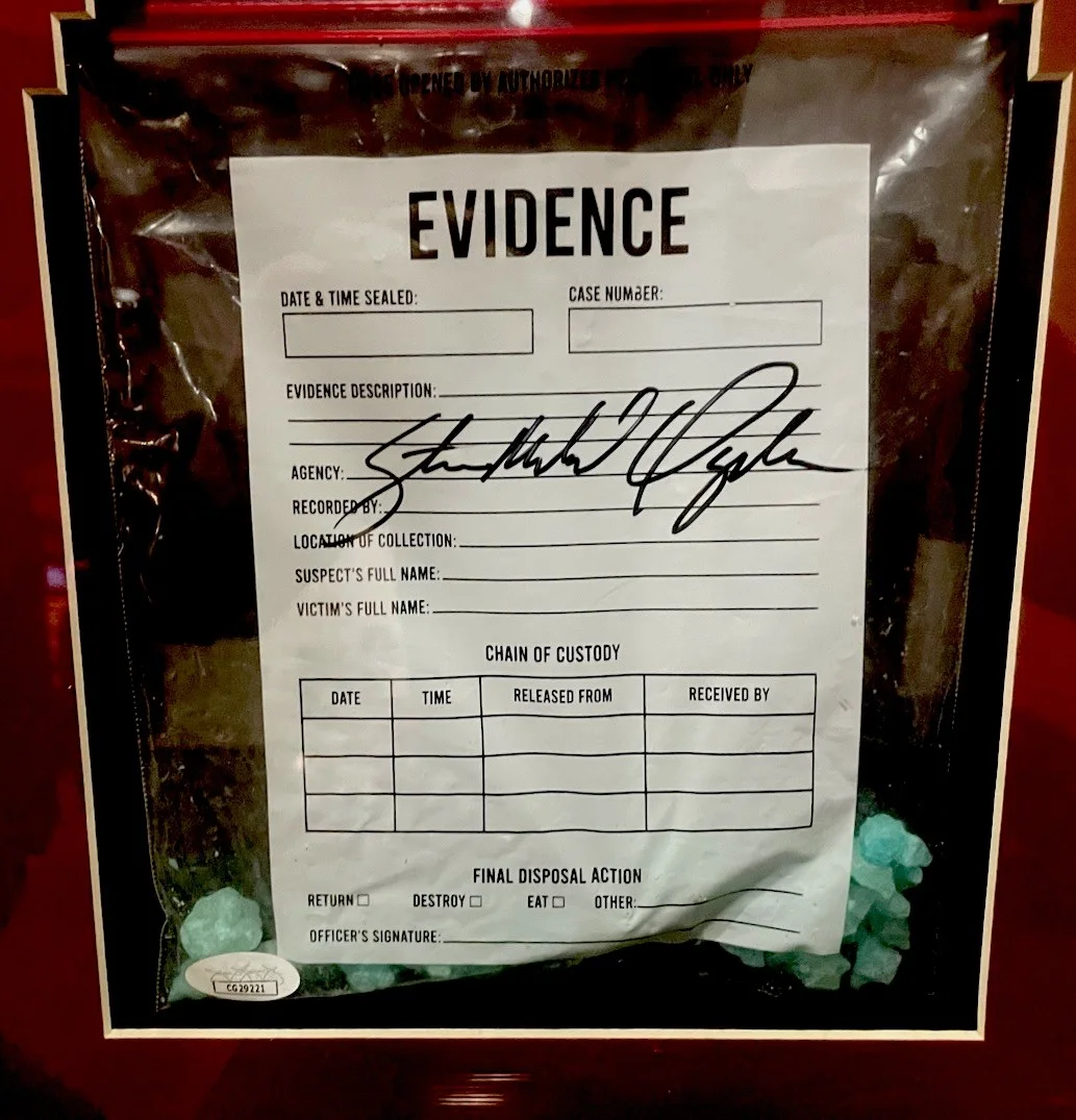 Steven Michael Quezada Signed “Breaking Bad” Photo & Replica Prop Display JSA, image 3
