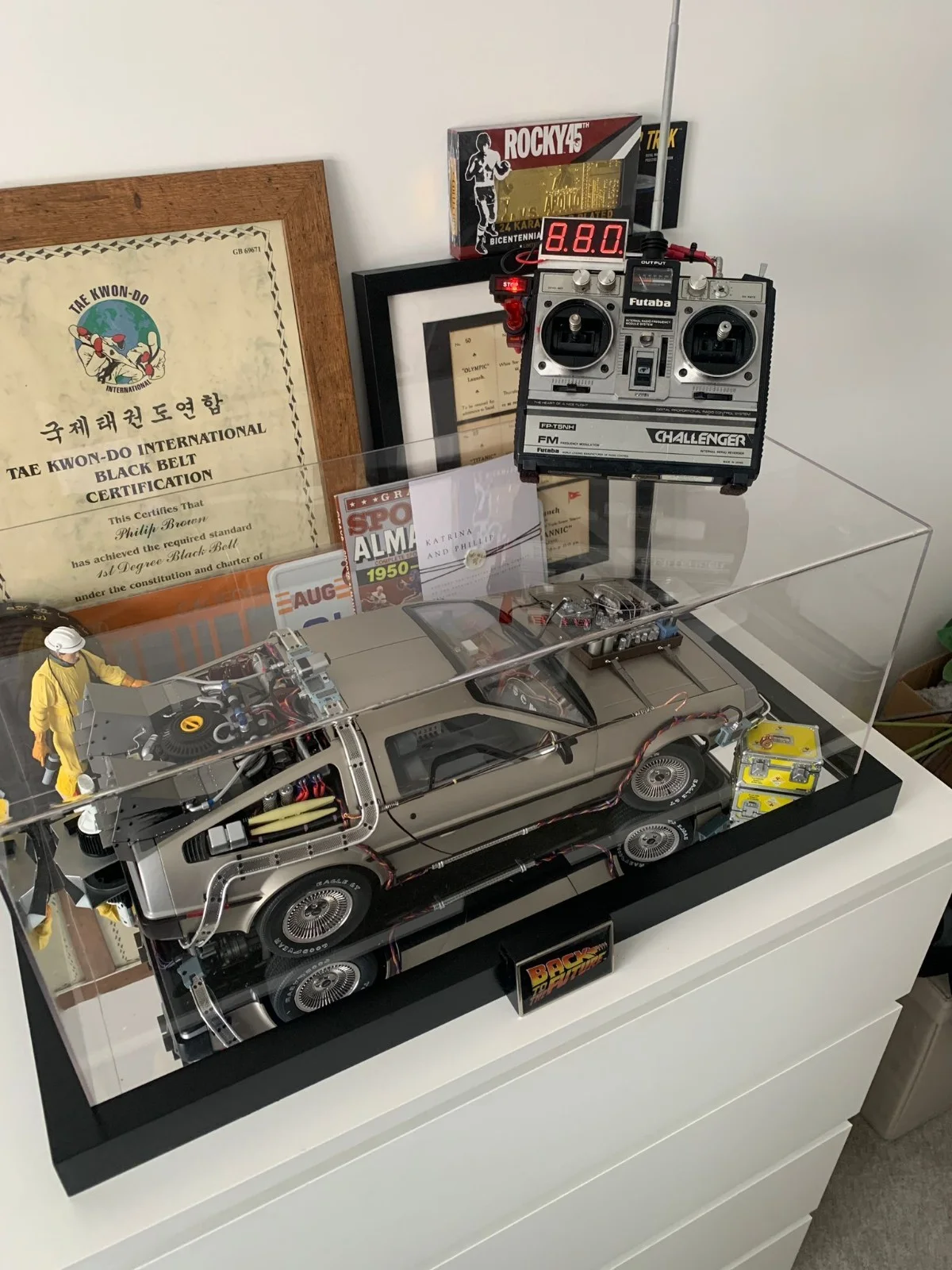 Back To The Future Remote Control Doc Brown Movie Film Prop Delorean 88.0mph, изображение 4