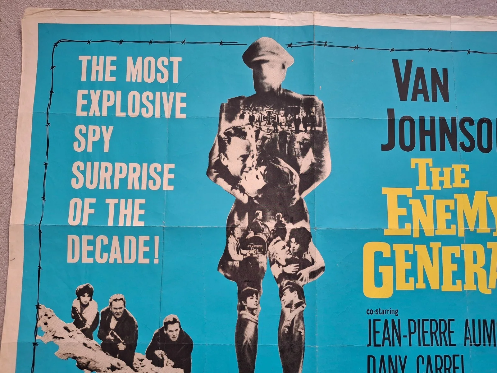 The Enemy General Rare & Original Film Cinema Movie Quad Poster 40 x 30 inches, изображение 2
