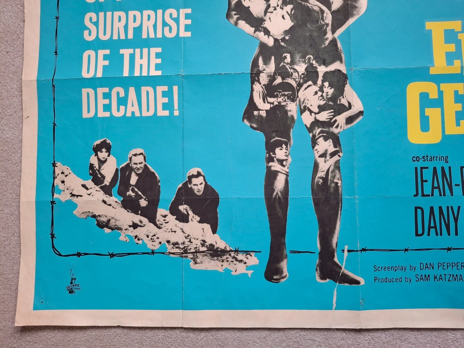 The Enemy General Rare & Original Film Cinema Movie Quad Poster 40 x 30 inches, изображение 5