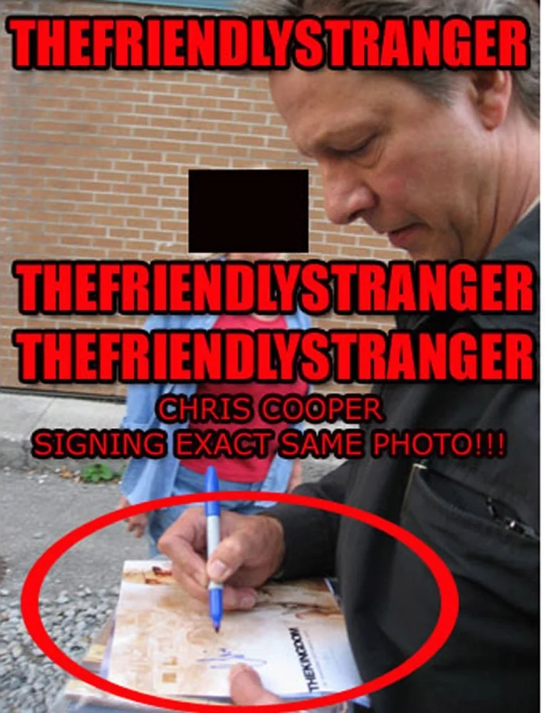 CHRIS COOPER — Chris Cooper signed "THE KINGDOM" 8X10 Photo EXACT PROOF b Autographed ACOA COA, изображение 2