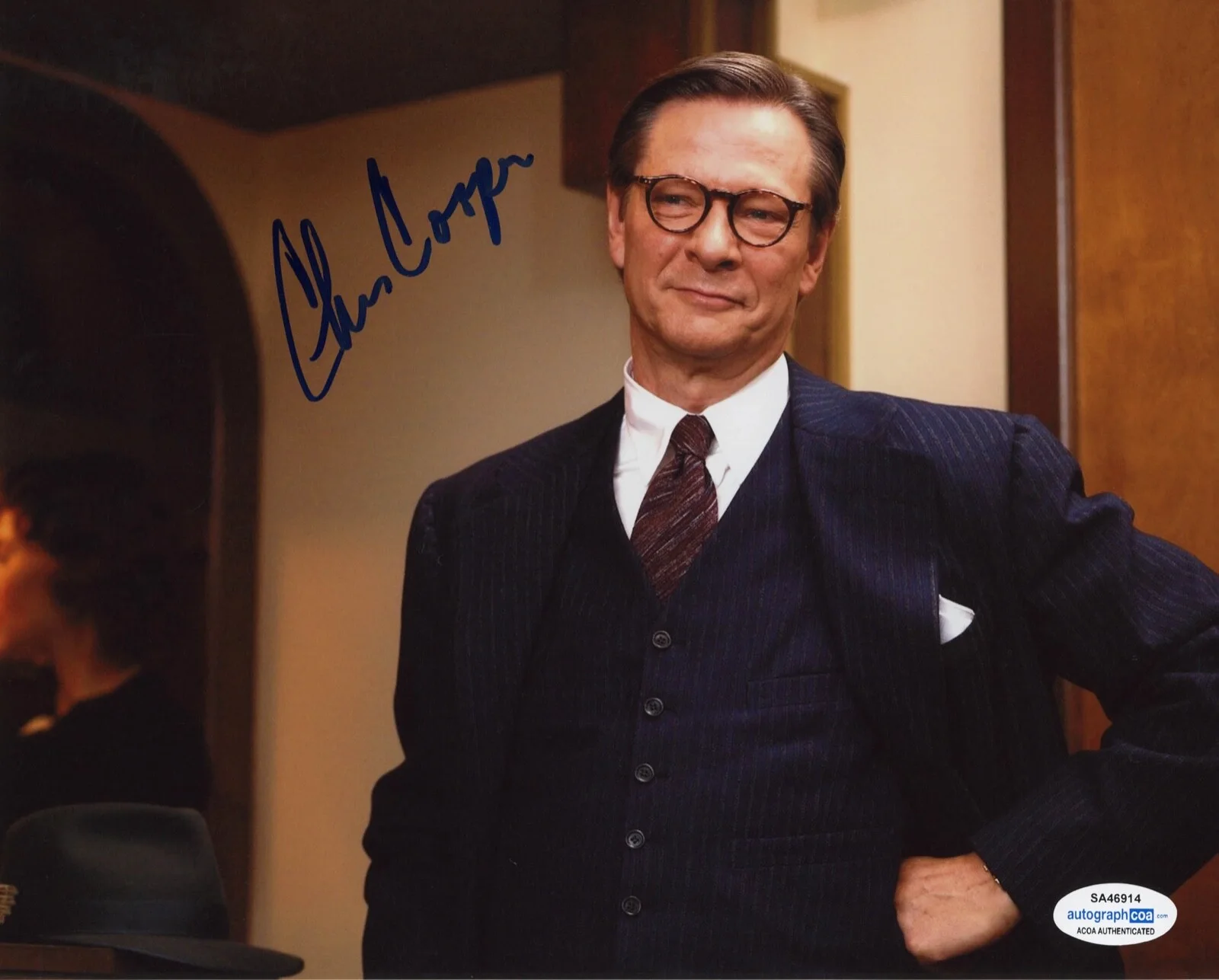 CHRIS COOPER — Chris Cooper signed Autographed 8x10 Photo d PROOF c Adaptation ACOA COA, изображение 3