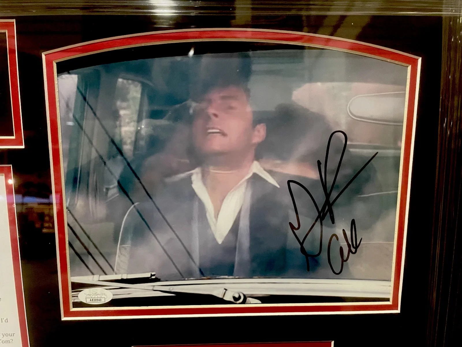 Gianni Russo “The Godfather” Signed Photo & And Prop Garrote Framed Display JSA, image 3
