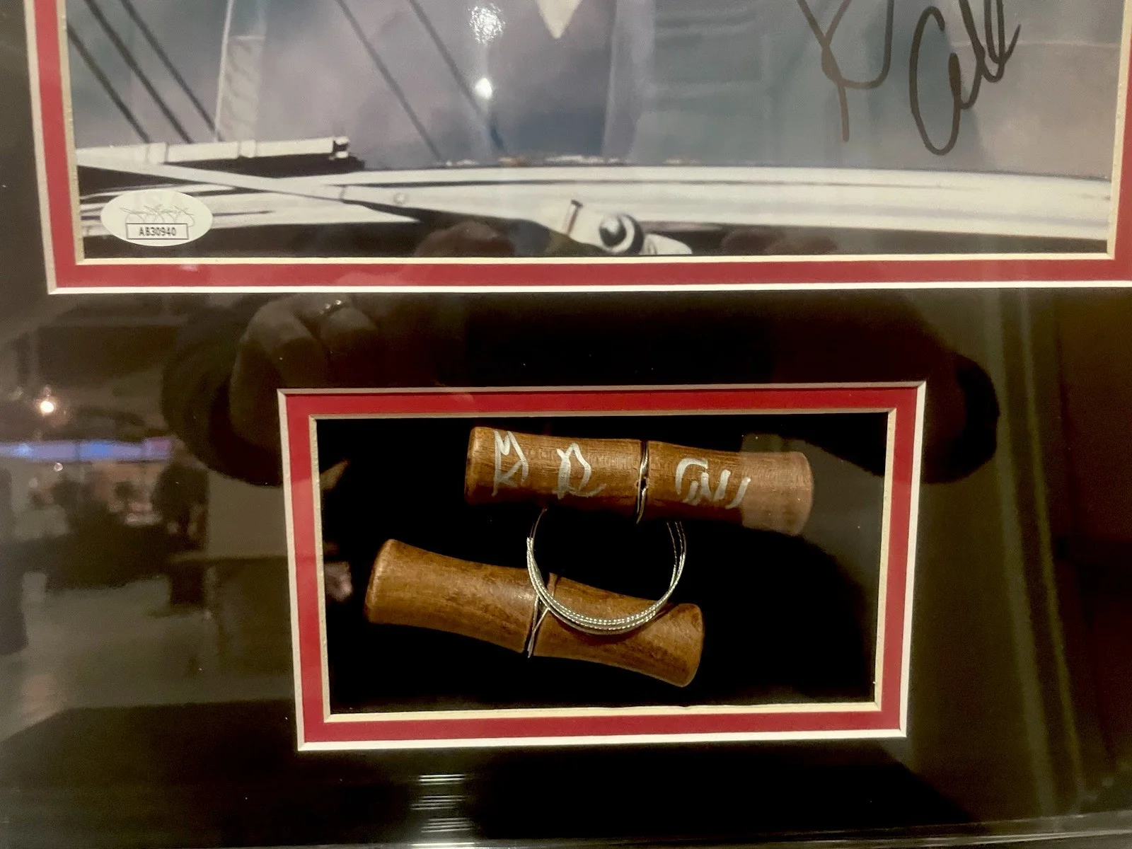 Gianni Russo “The Godfather” Signed Photo & And Prop Garrote Framed Display JSA, image 4
