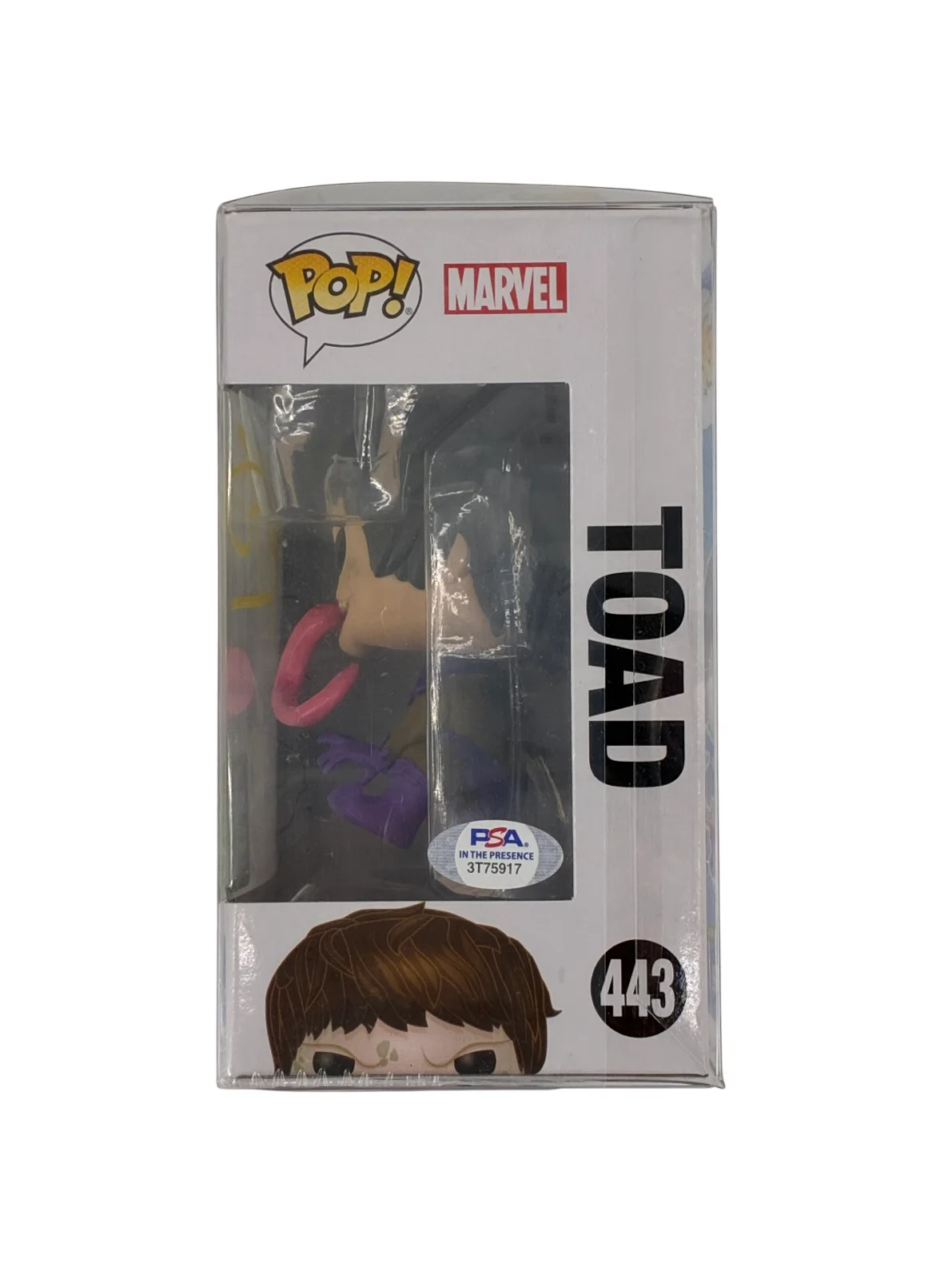 Ray Park — Ray Park Signed Autographed X-men Toad Funko Pop 443 PSA COA, image 2