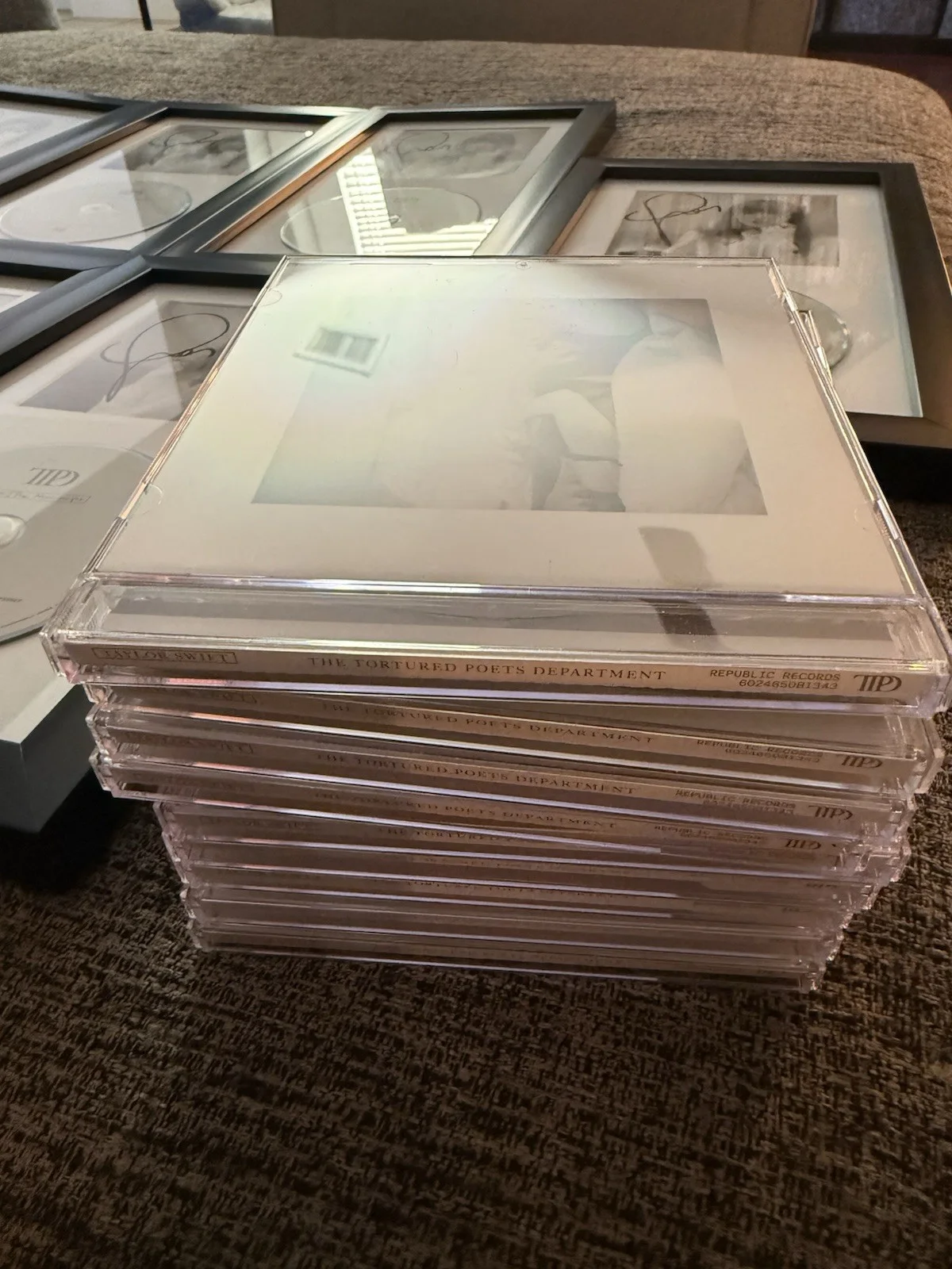 Taylor Swift SIGNED The Tortured Poets Department (TTPD) - Framed, image 4