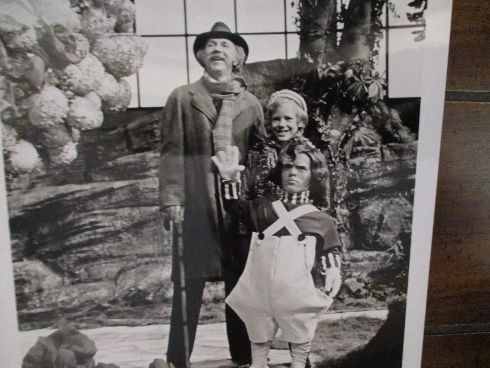 Jack Albertson/Peter Ostrum(WILLY WONKA AND THE CHOCOLATE FACTORY)1996 B&W Photo, image 2