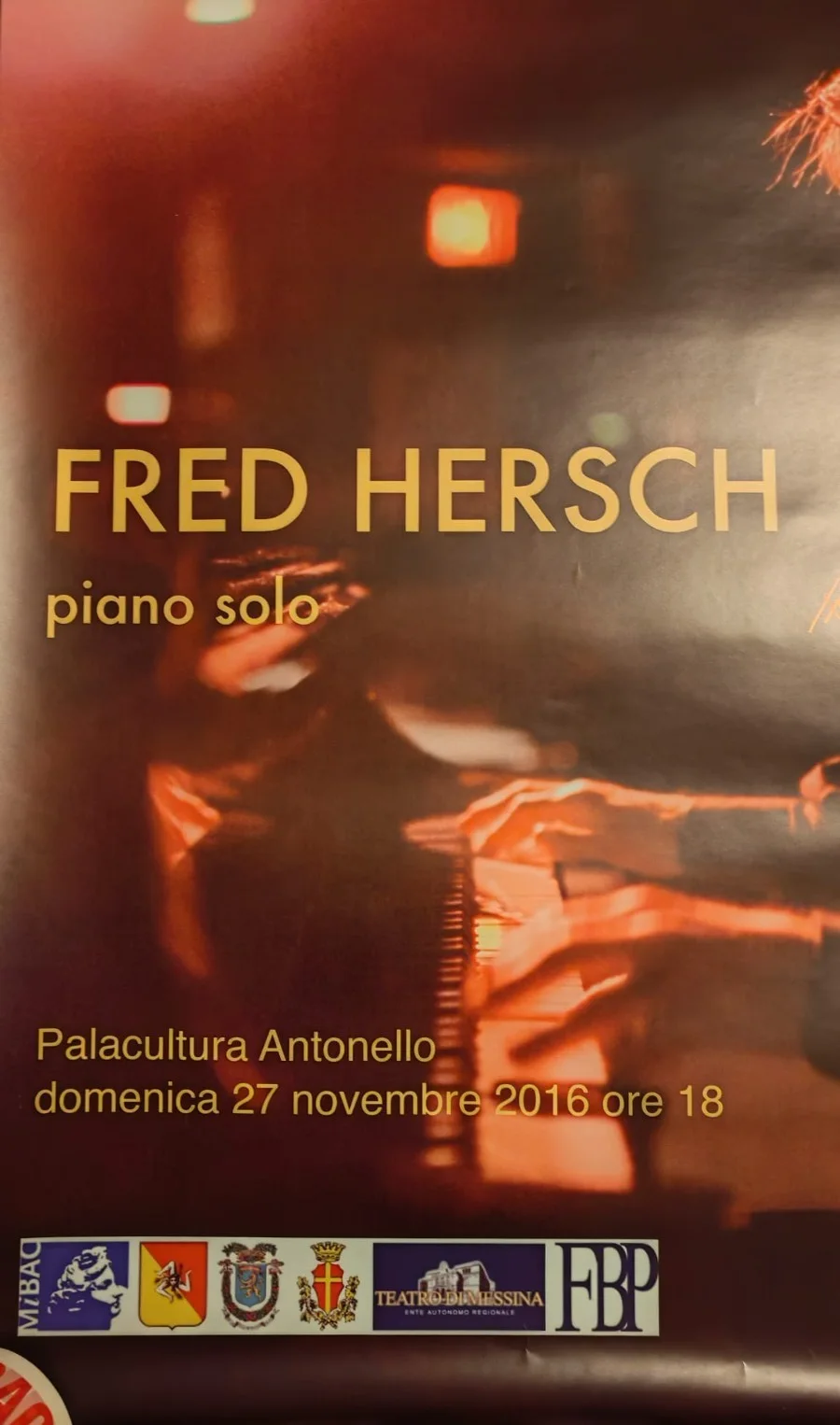 fred hersch piano solo SIGNED poster ecm if you like jarrett evans, image 4