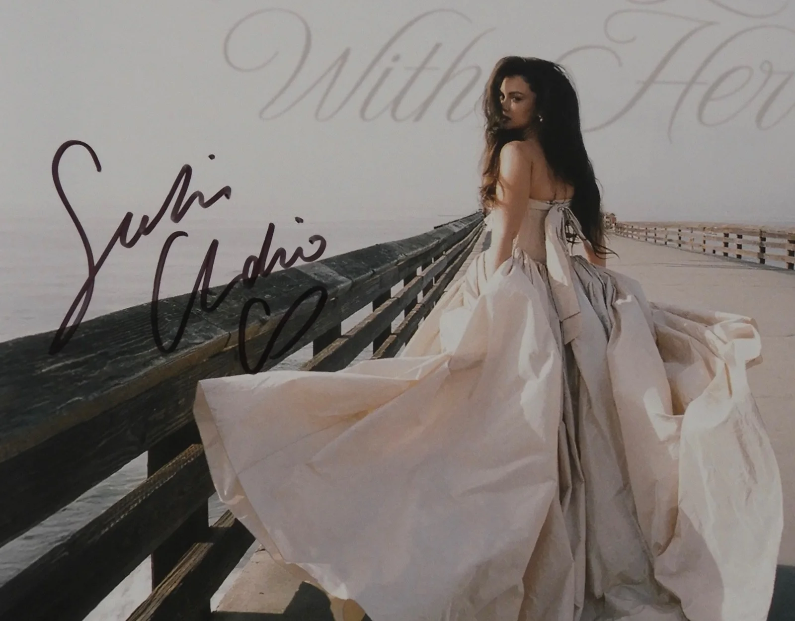 Sabrina Claudio JSA Signed Autograph Album Record LP Vinyl Fall In Love With Her, image 2