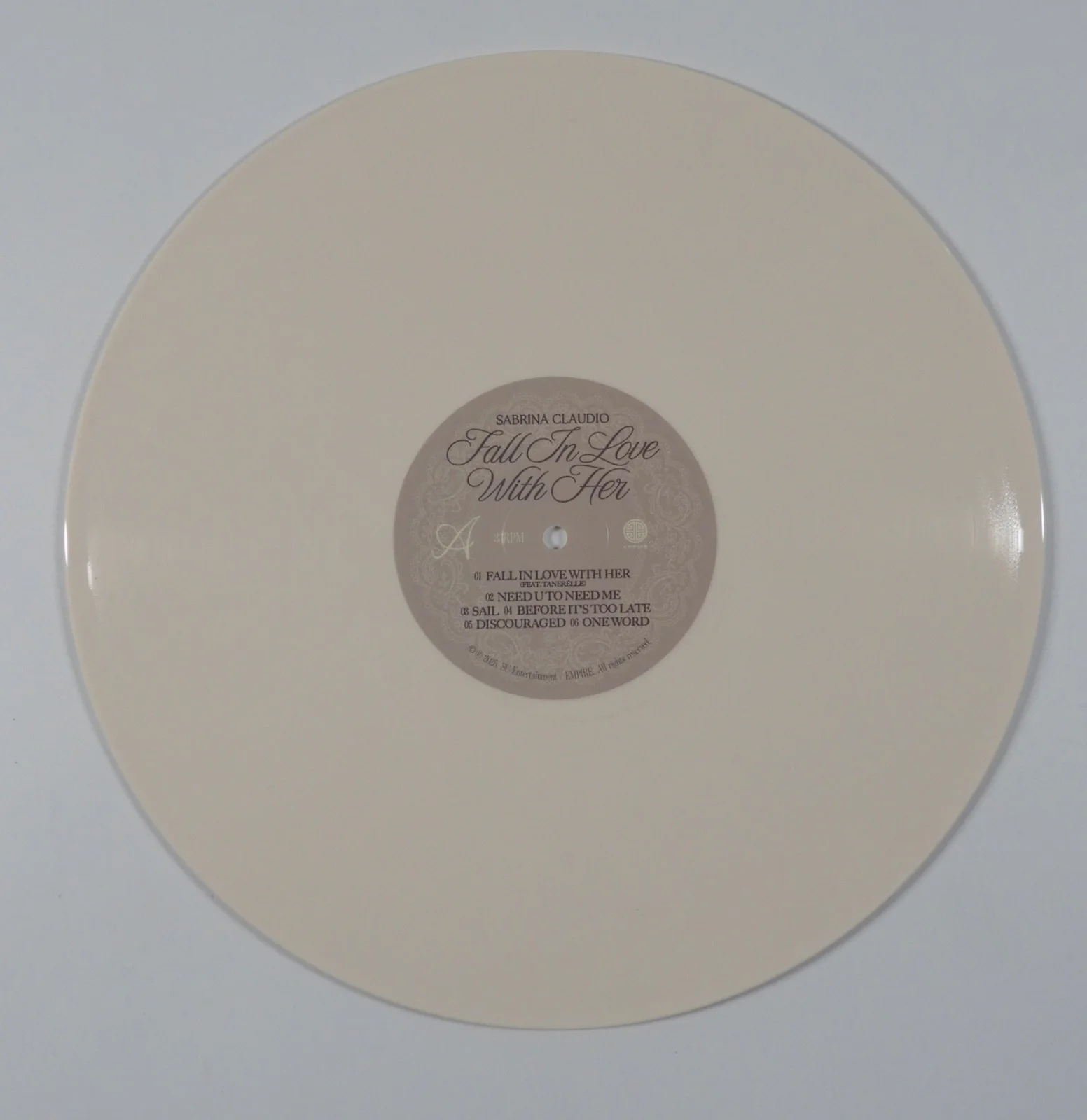 Sabrina Claudio JSA Signed Autograph Album Record LP Vinyl Fall In Love With Her, image 4