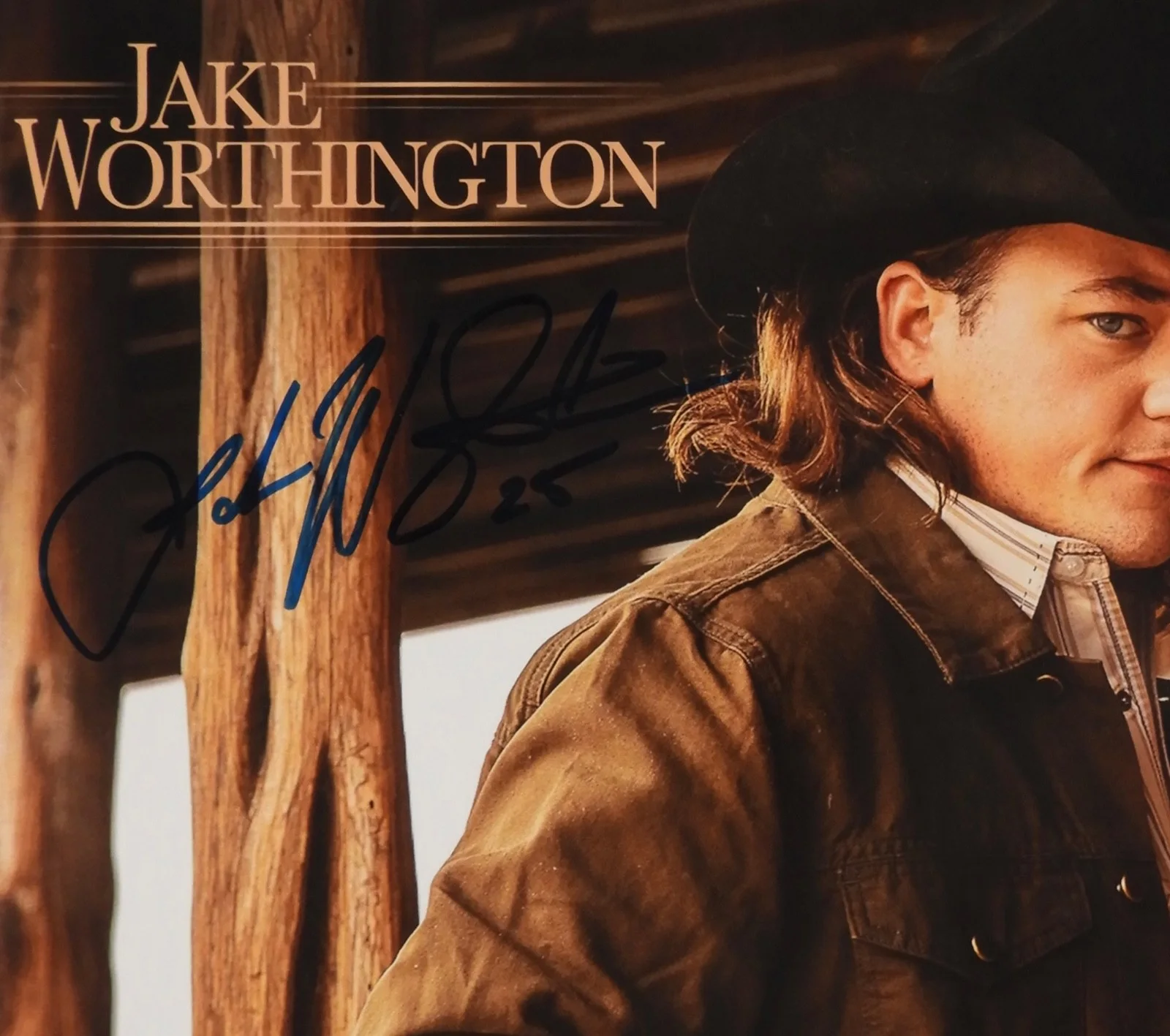 Jake Worthington JSA Signed Autograph Album Record Vinyl, image 2