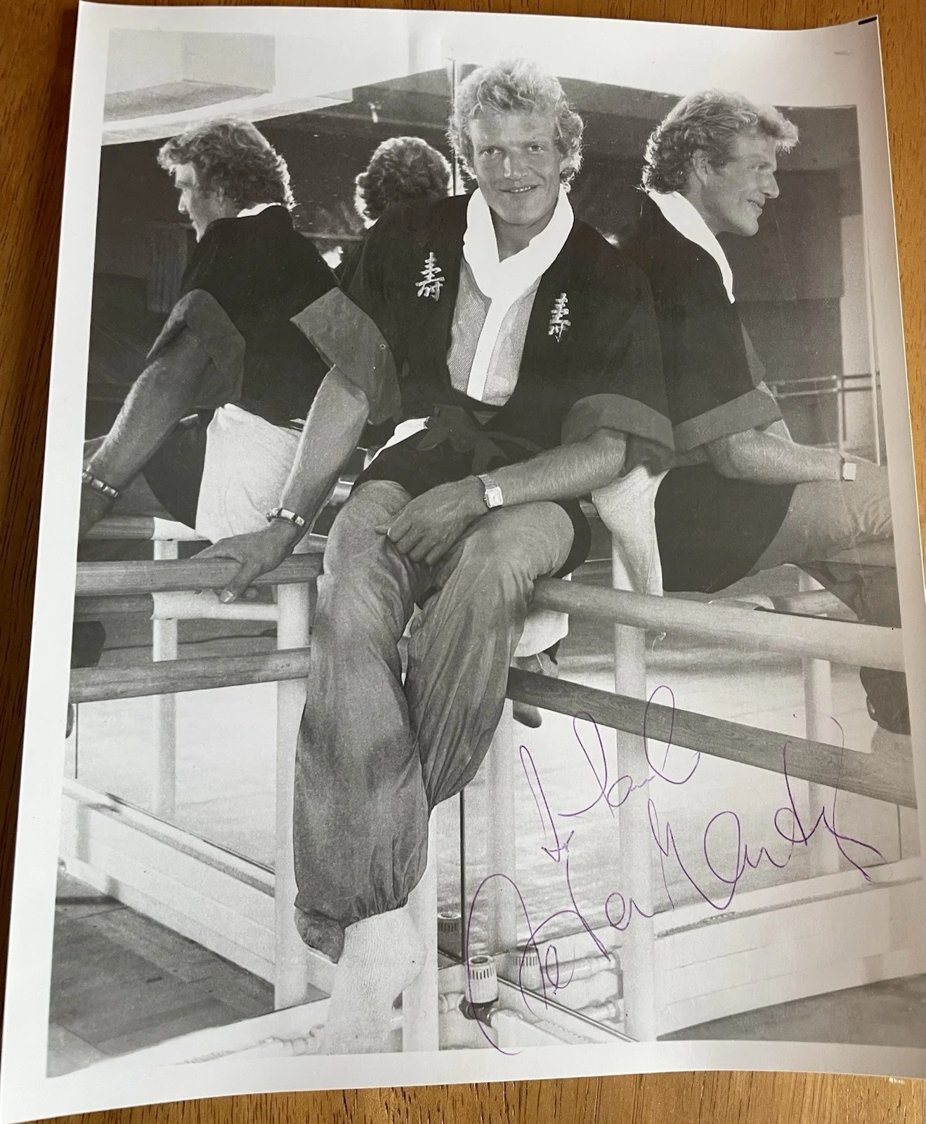 Danish Ballet Dancer Peter Martins Autographed Photo, image 2