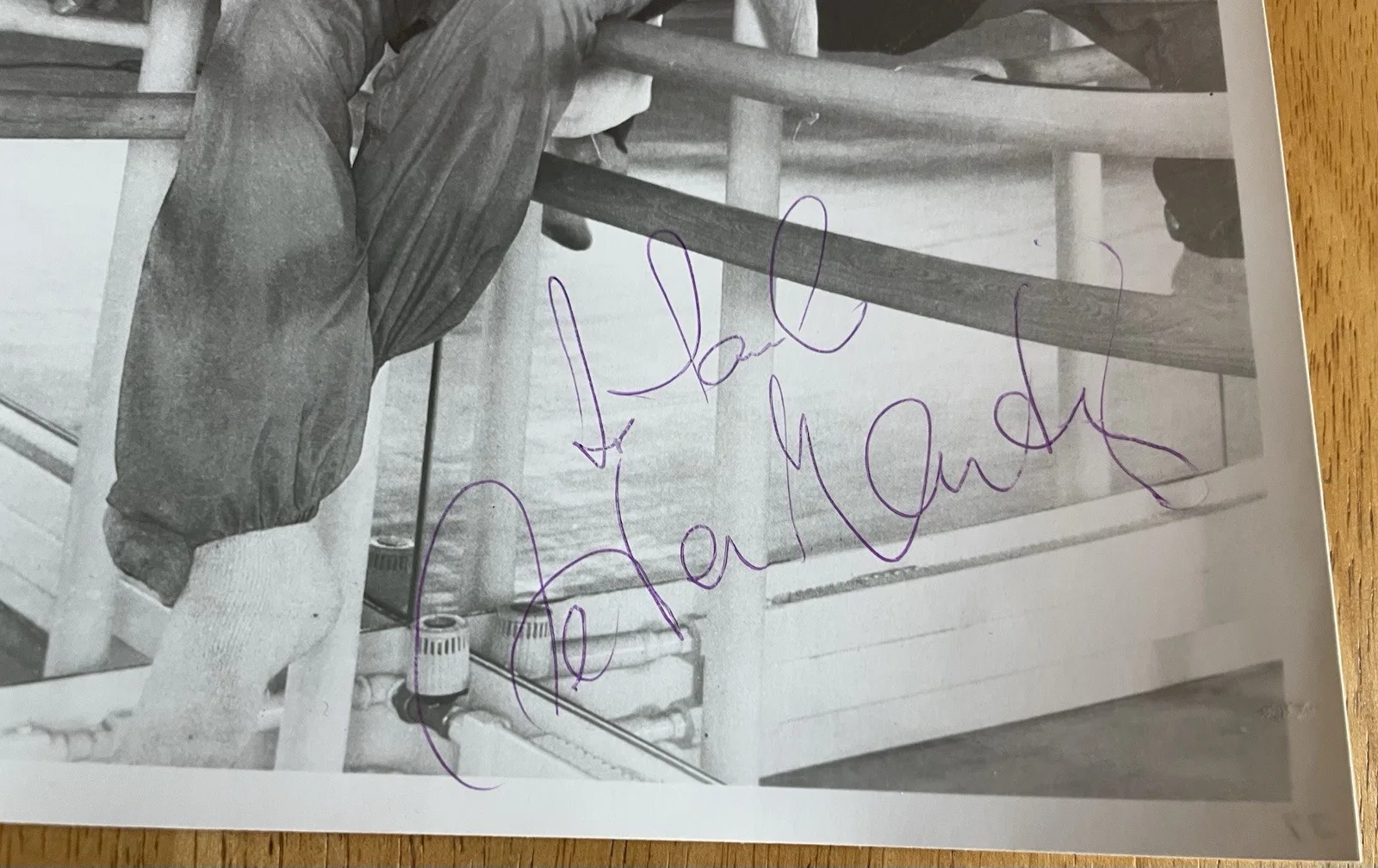 Danish Ballet Dancer Peter Martins Autographed Photo, image 4