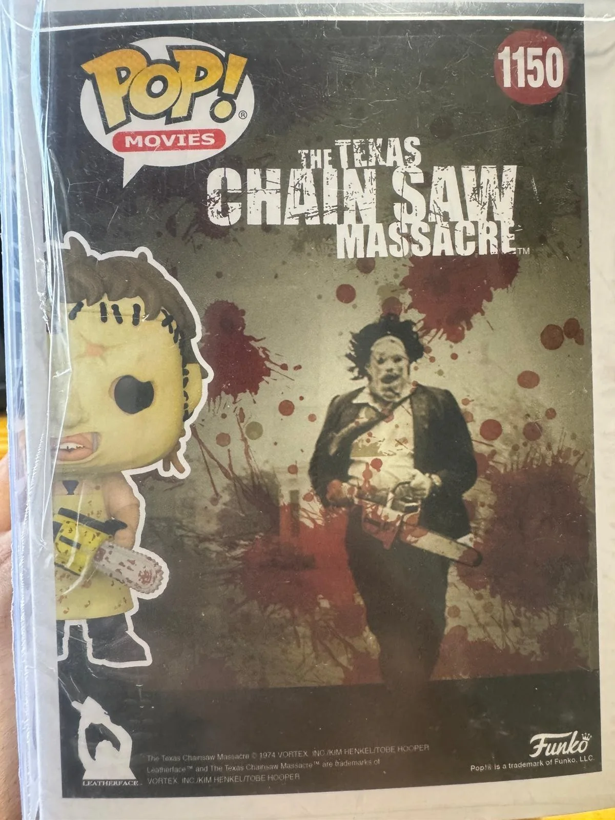 Leatherface Funko Pop Signed Mark Burnham Autographed Horror Beckett COA (New), изображение 4
