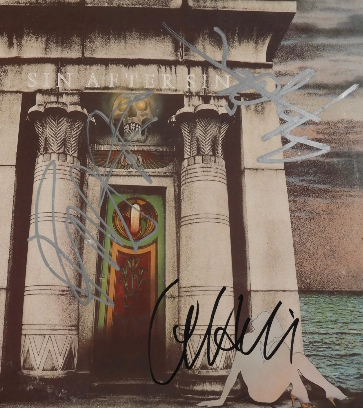 Judas Priest JSA Signed Autograph Record Album Vinyl Sin After Sin, изображение 3