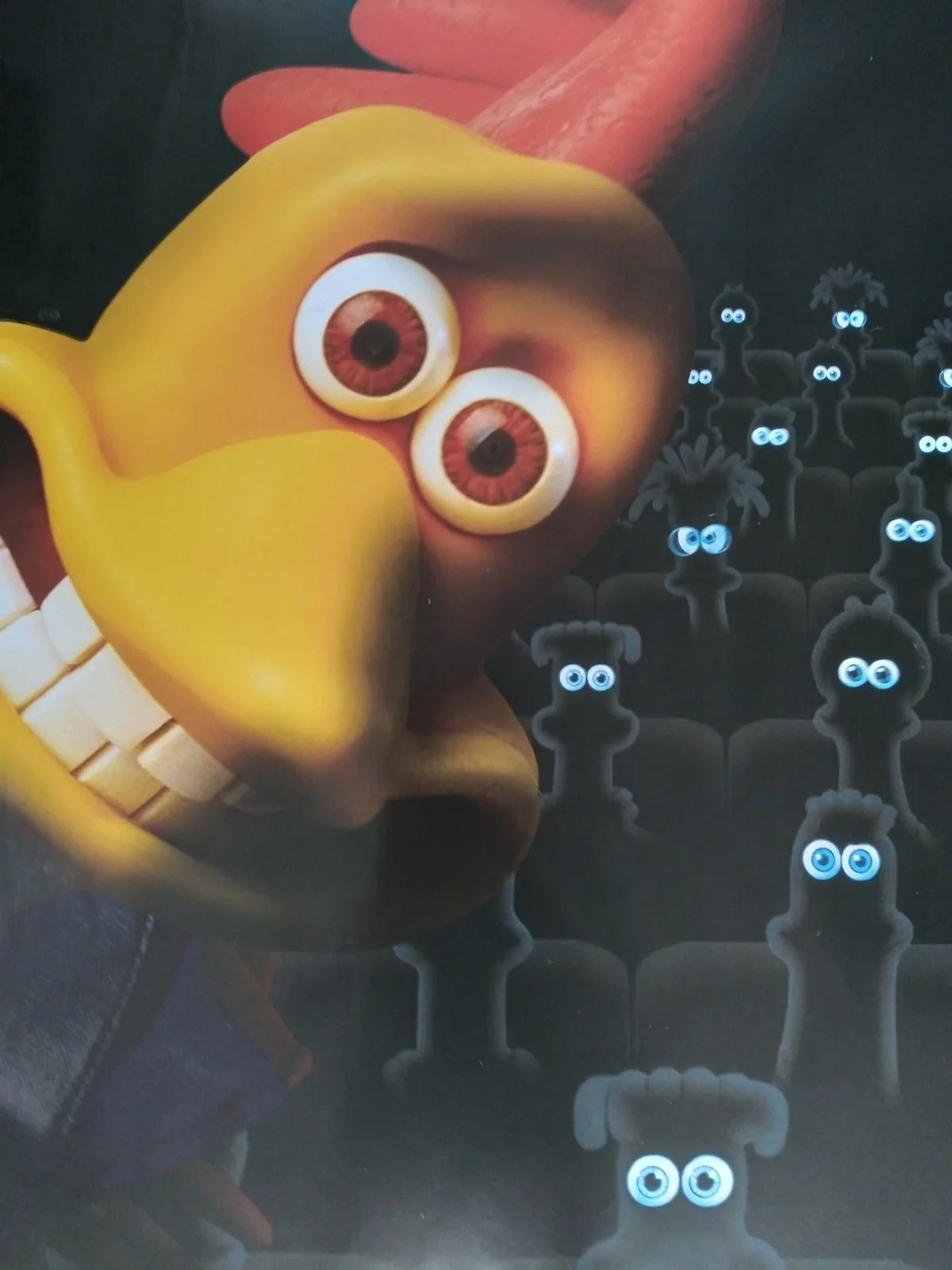 Chicken Run original movie 2000 poster UK quad, image 2