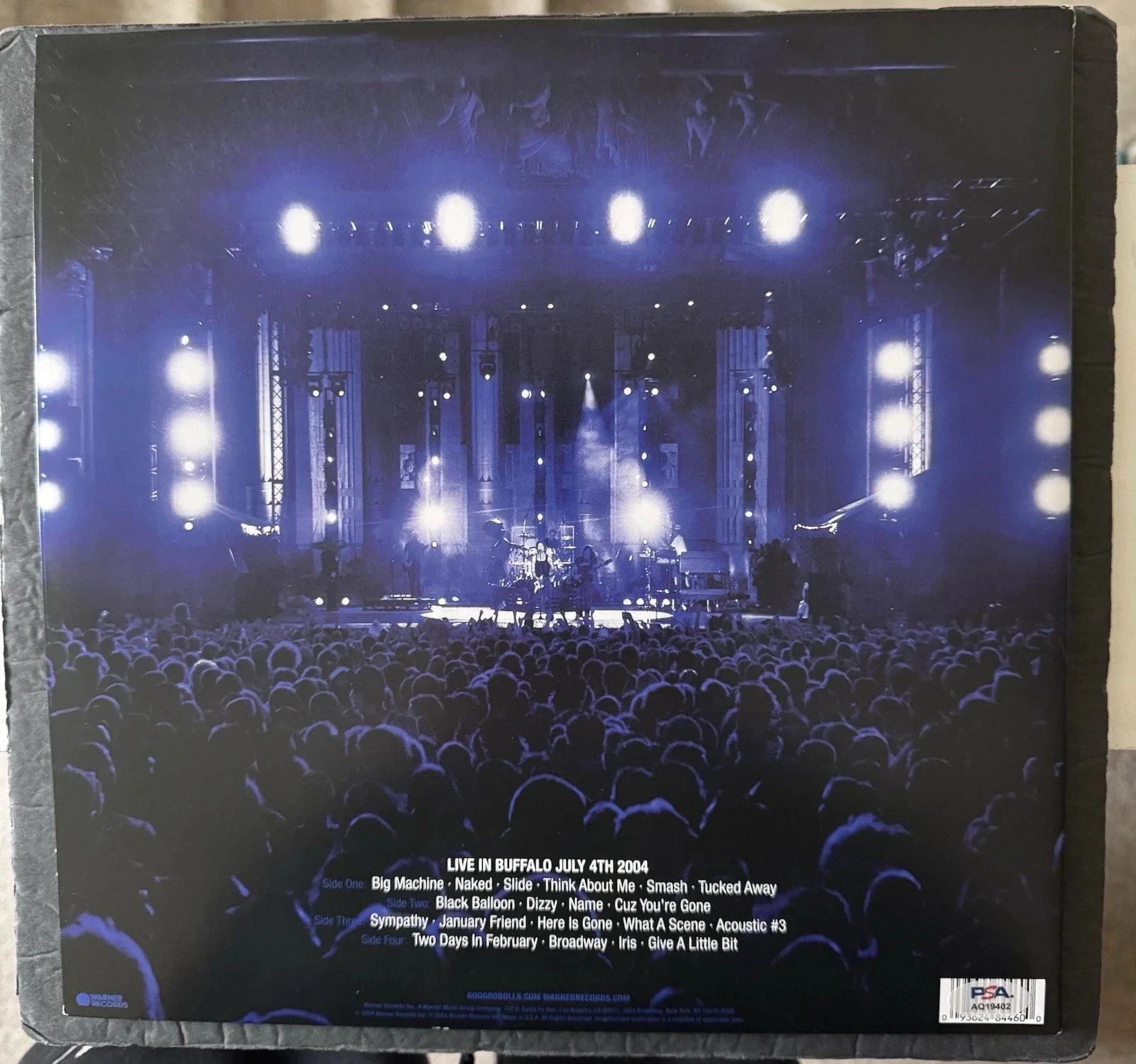 Goo Goo Dolls Signed Vinyl Live in Buffalo July 4th, 2004 AUTOGRAPH NEW, изображение 2