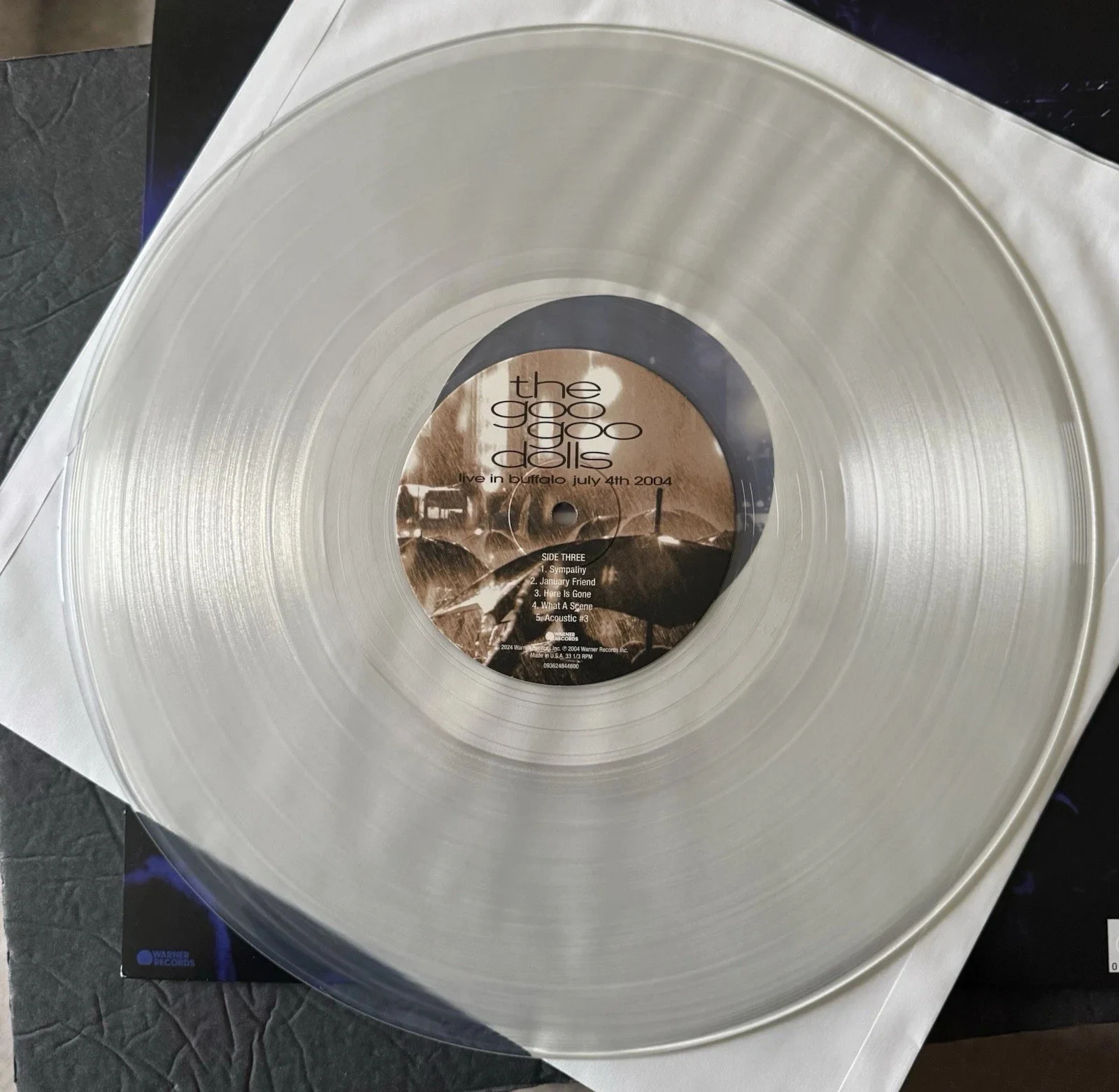 Goo Goo Dolls Signed Vinyl Live in Buffalo July 4th, 2004 AUTOGRAPH NEW, изображение 3