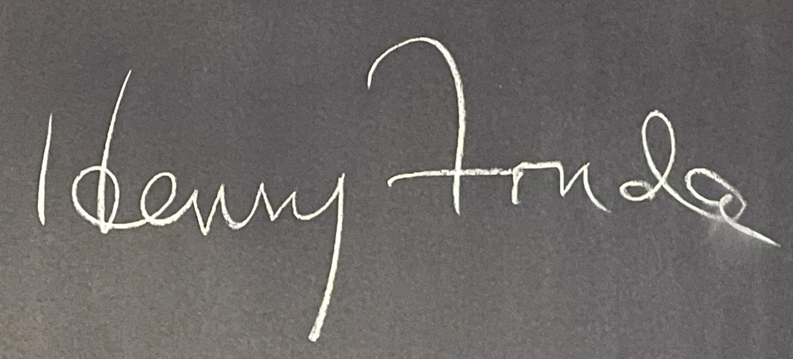Henry Fonda Sign-In Card WHAT'S MY LINE Quiz Show Mystery Guest 1961, изображение 3