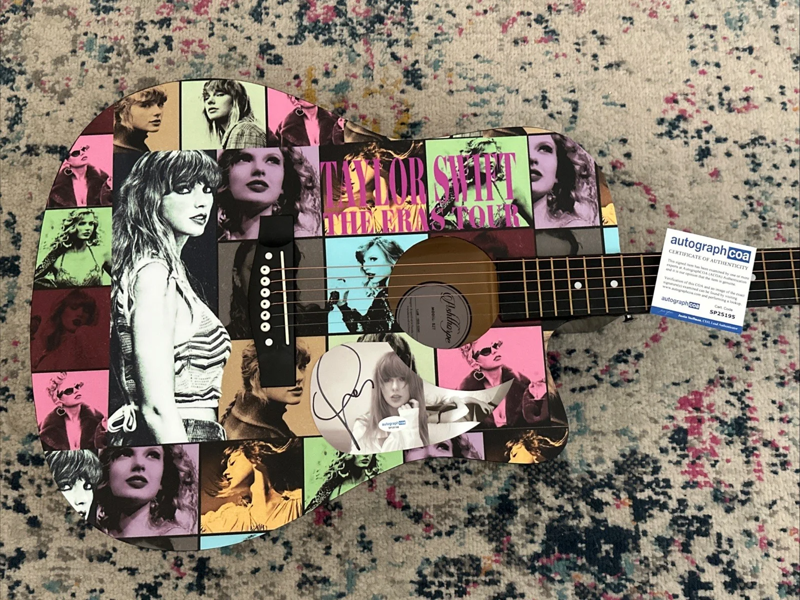 🚨TAYLOR SWIFT Signed CUSTOM FULL SIZE Acoustic Guitar Country ACOA FAST SHIP, изображение 2
