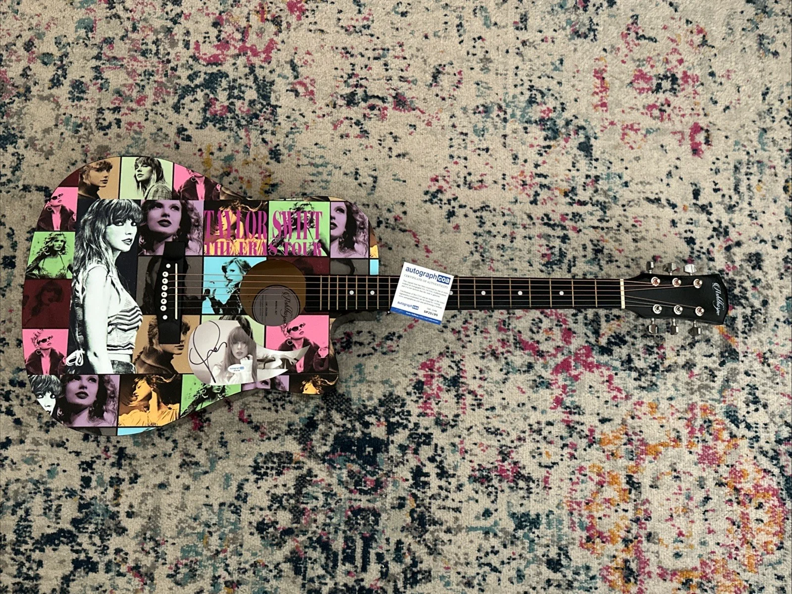 🚨TAYLOR SWIFT Signed CUSTOM FULL SIZE Acoustic Guitar Country ACOA FAST SHIP, изображение 4