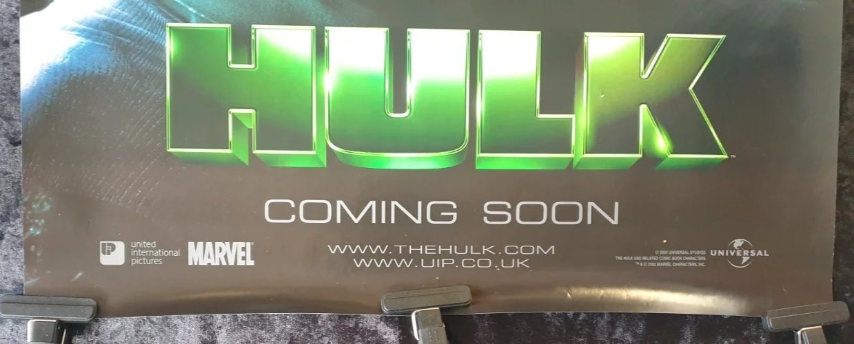 THE HULK (2003) UK TEASER POSTER – ORIGINAL – ROLLED / MINT 101x68.5 cm, изображение 3