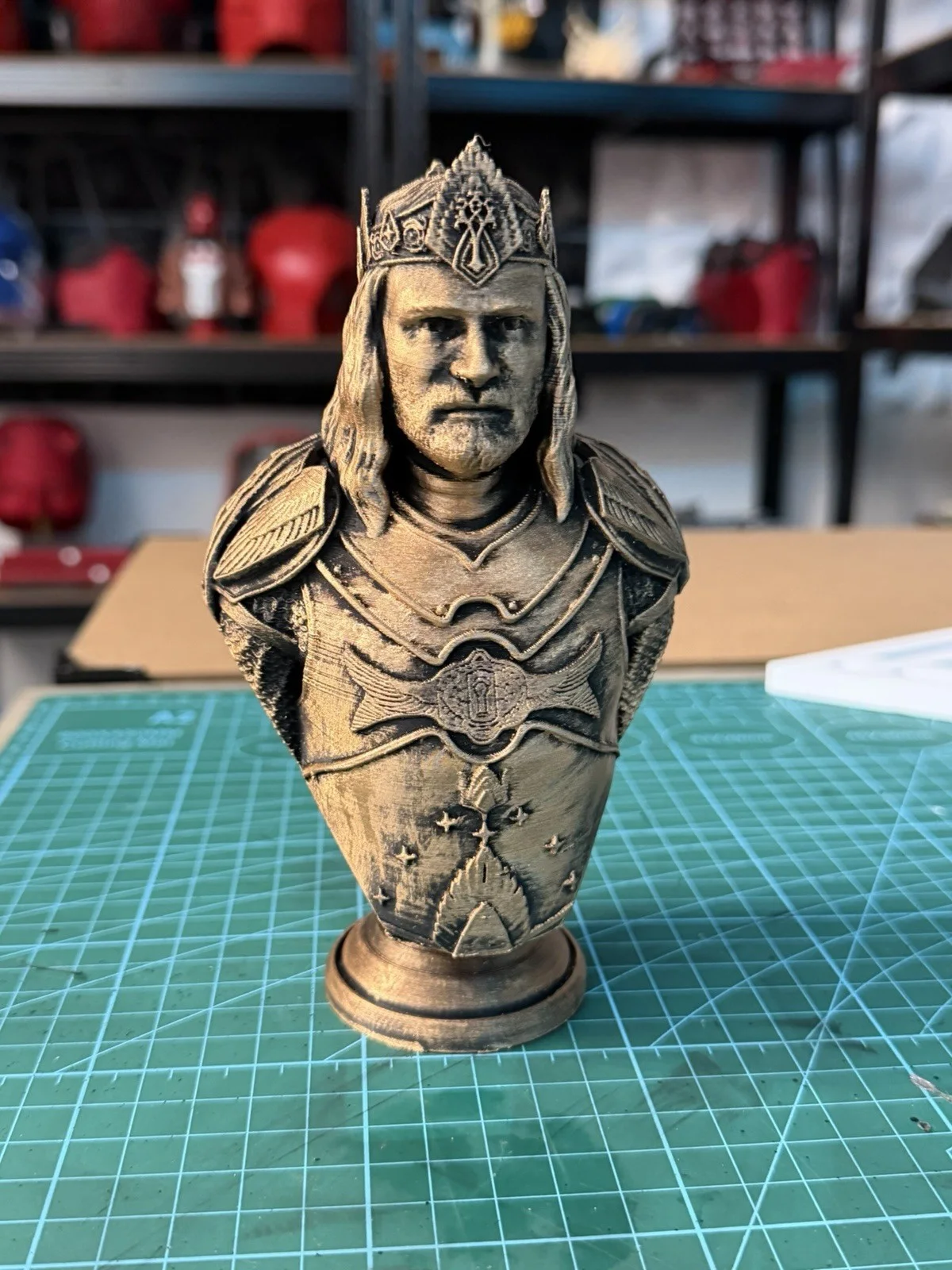 3D Printed KING Aragon bust, изображение 2