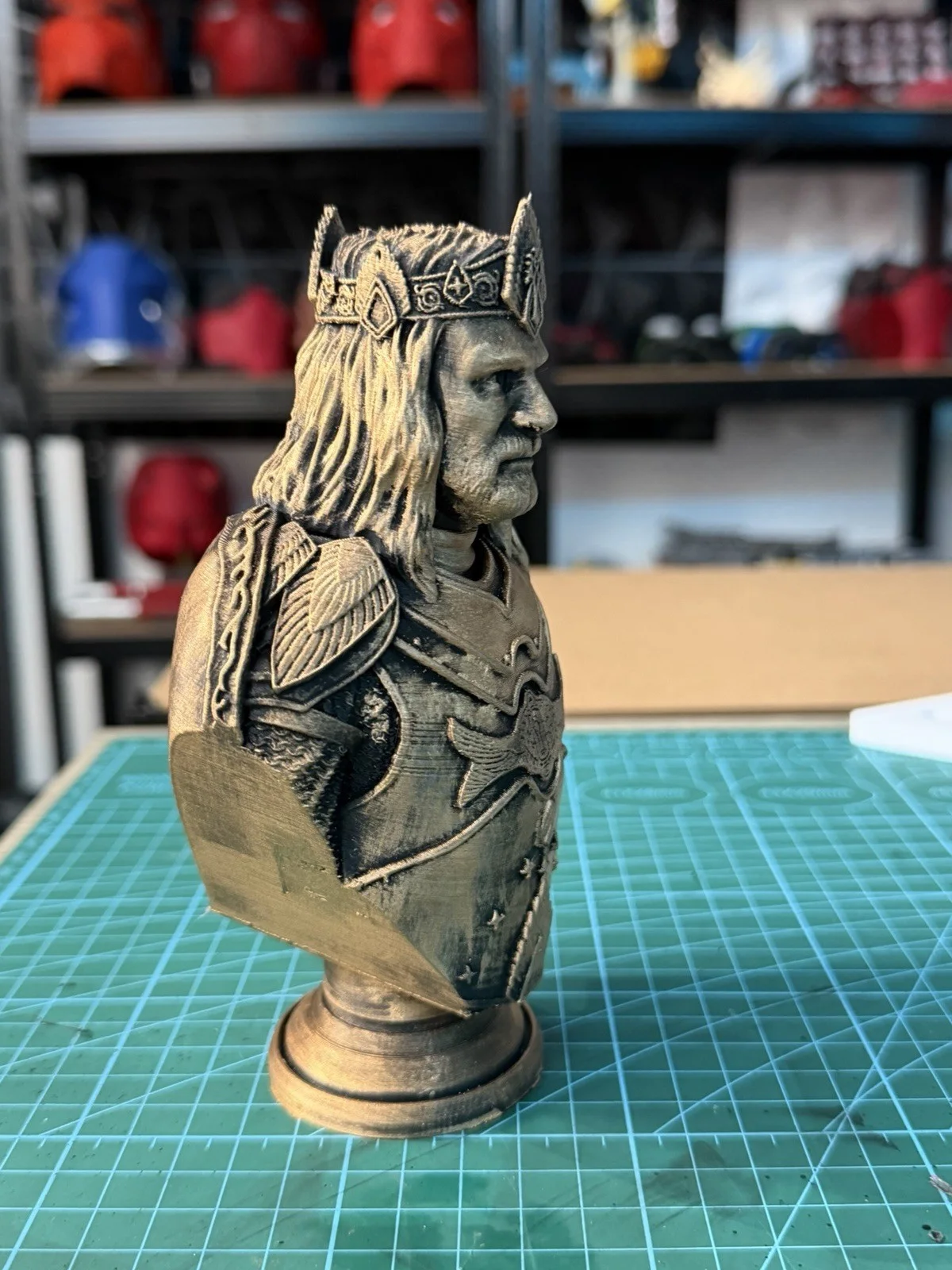 3D Printed KING Aragon bust, изображение 3