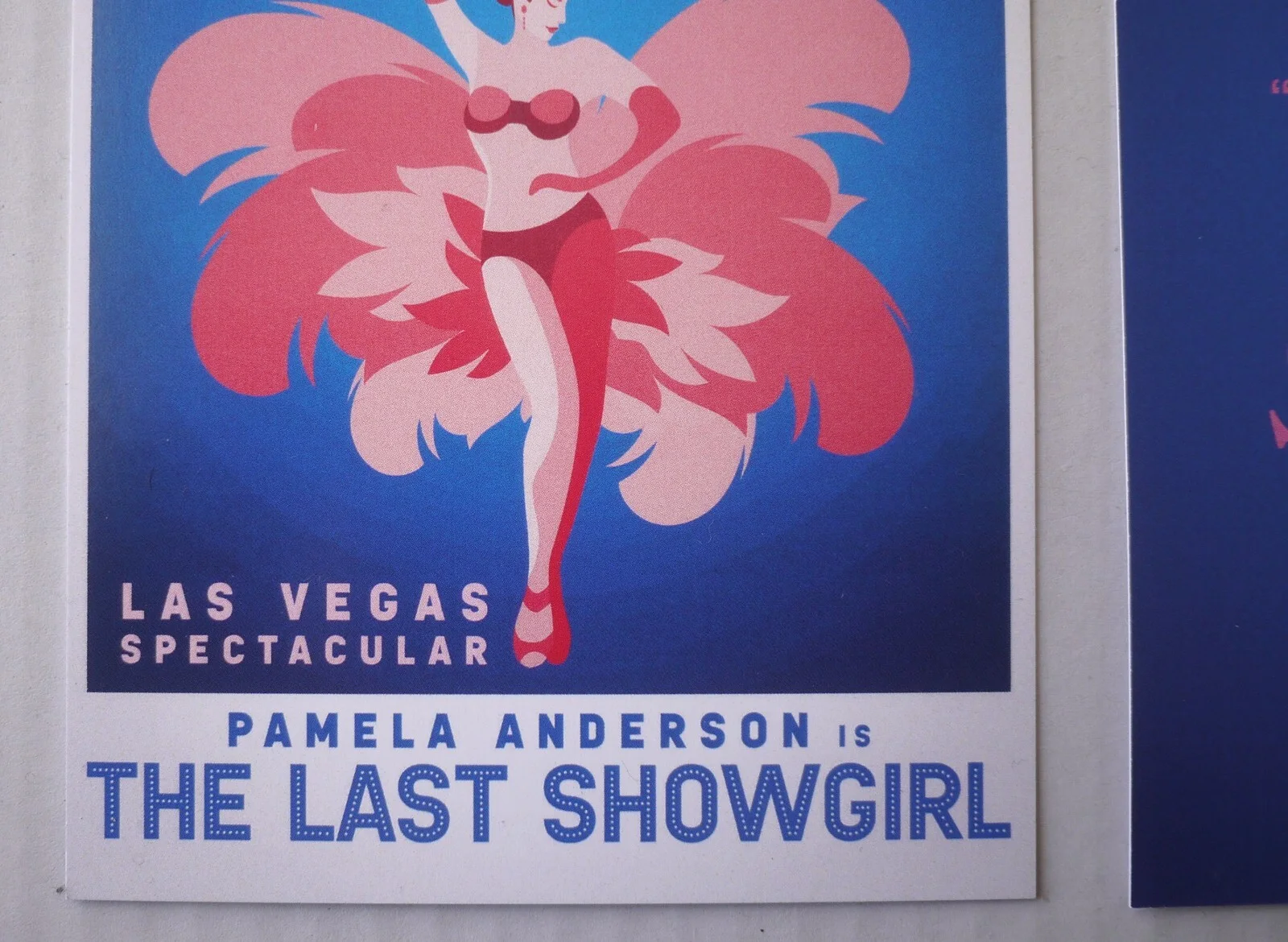 PAMELA ANDERSON THE LAST SHOWGIRL Promo Movie / Cinema Postcards x2 MINT!, изображение 2