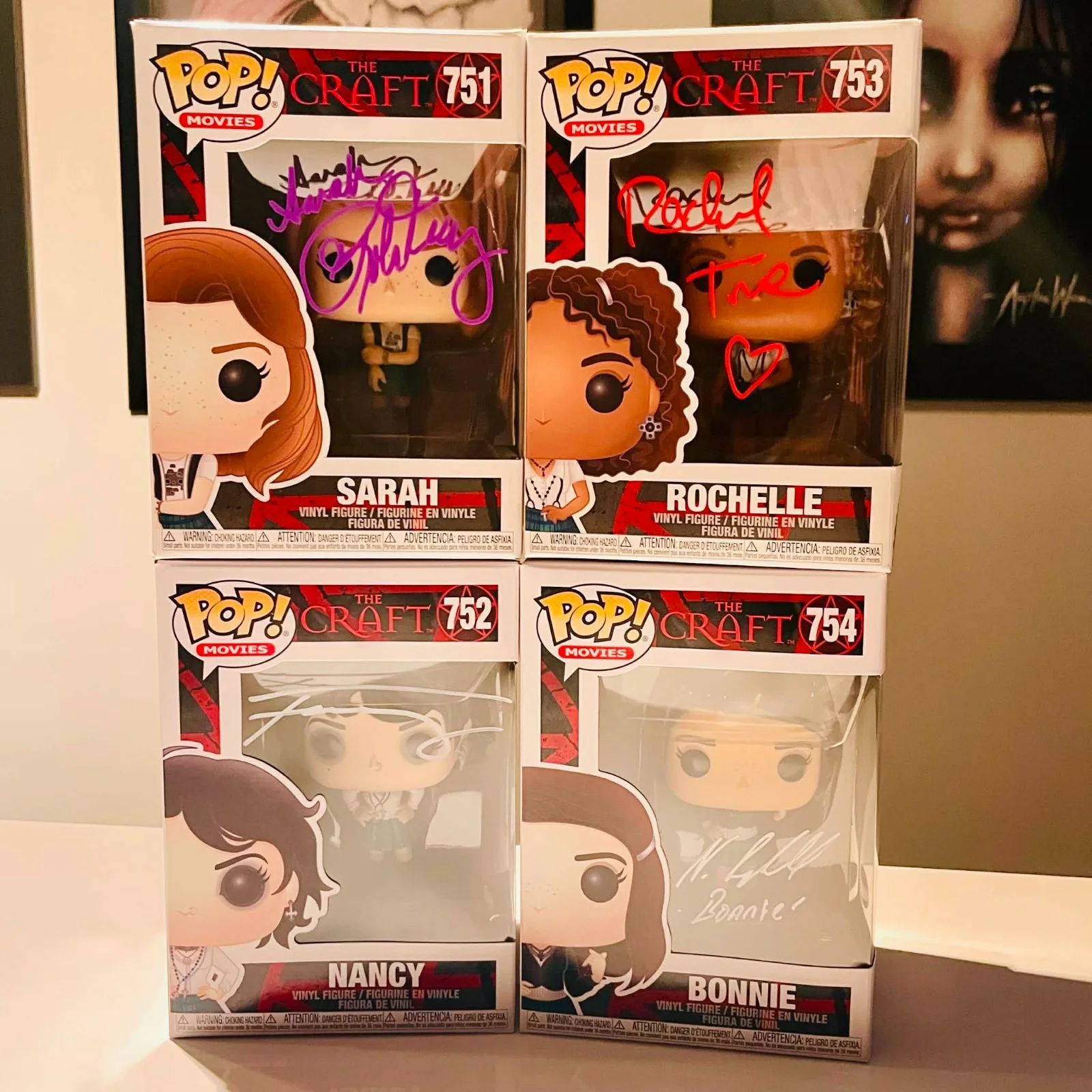 ROBIN TUNNEY, FAIRUZA BALK, RACHEL TRUE & NEVE CAMPBELL — ROBIN TUNNEY, FAIRUZA BALK, RACHEL TRUE & NEVE CAMPBELL SIGNED THE CRAFT SET LOT