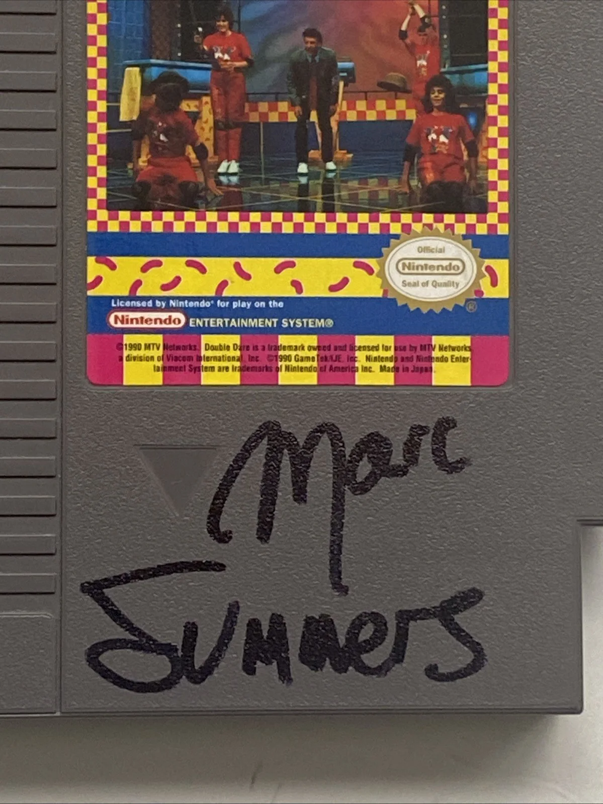 NES Double Dare Marc Summers Signed, изображение 3