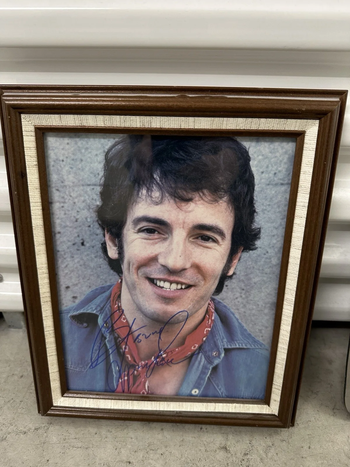 Bruce Springsteen signed Photo And Mirror Picture, image 2