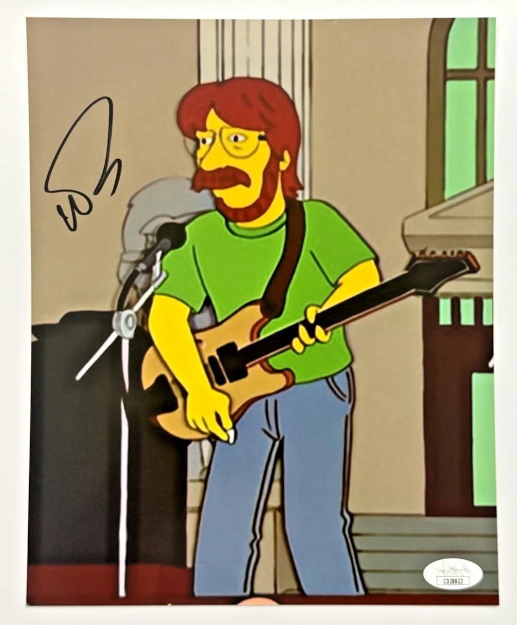 Trey Anastasio — PHISH Trey Anastasio Signed 8x10 Photo The Simpsons Auto Autograph JSA COA
