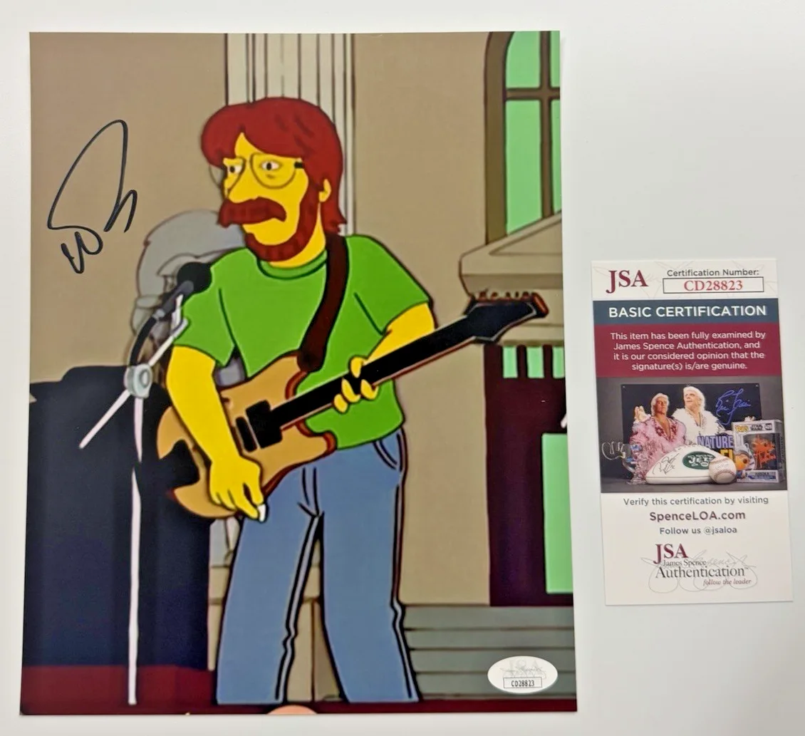 Trey Anastasio — PHISH Trey Anastasio Signed 8x10 Photo The Simpsons Auto Autograph JSA COA, изображение 4