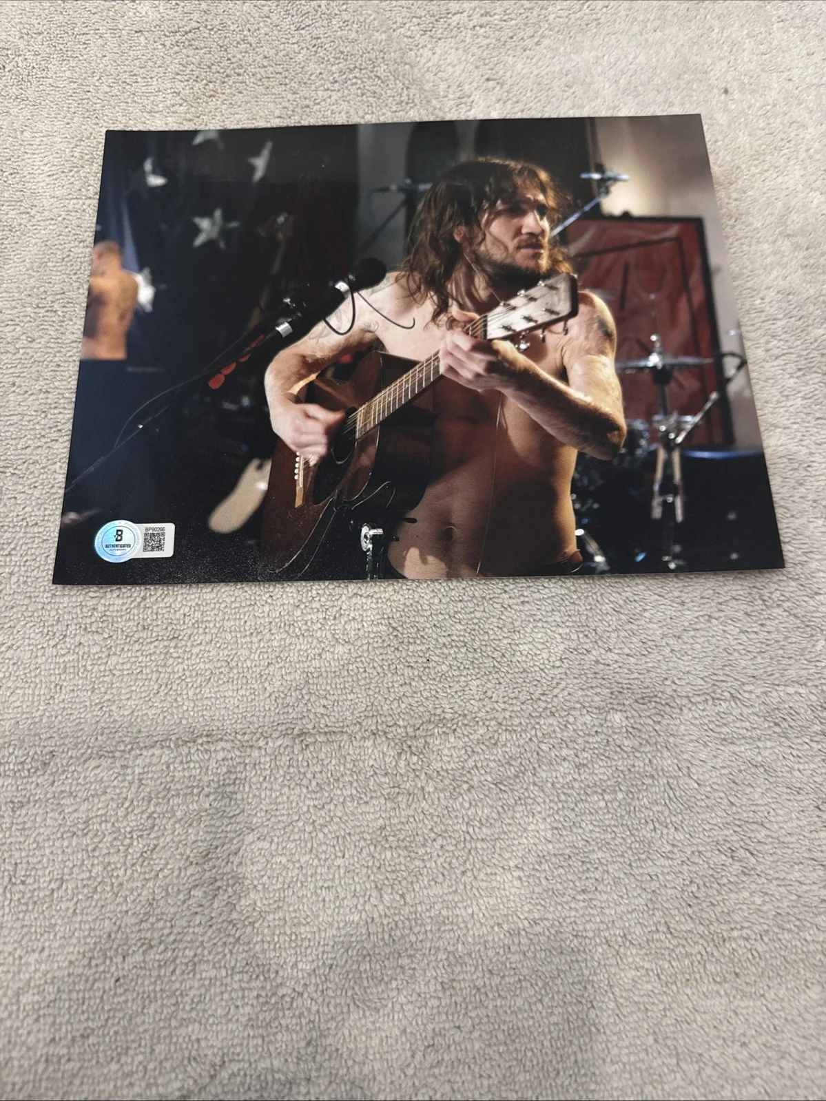 John Frusciante Signed RHCP 8x10 Beckett COA, изображение 2