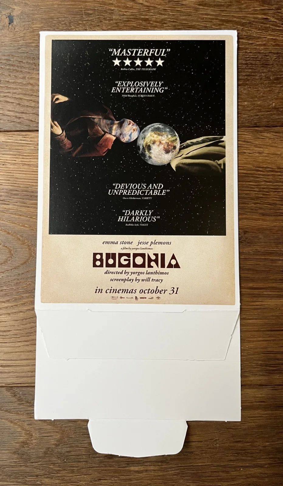 Bugonia (2025) Original Film Movie Promotional Tabletop Standee Display, image 2