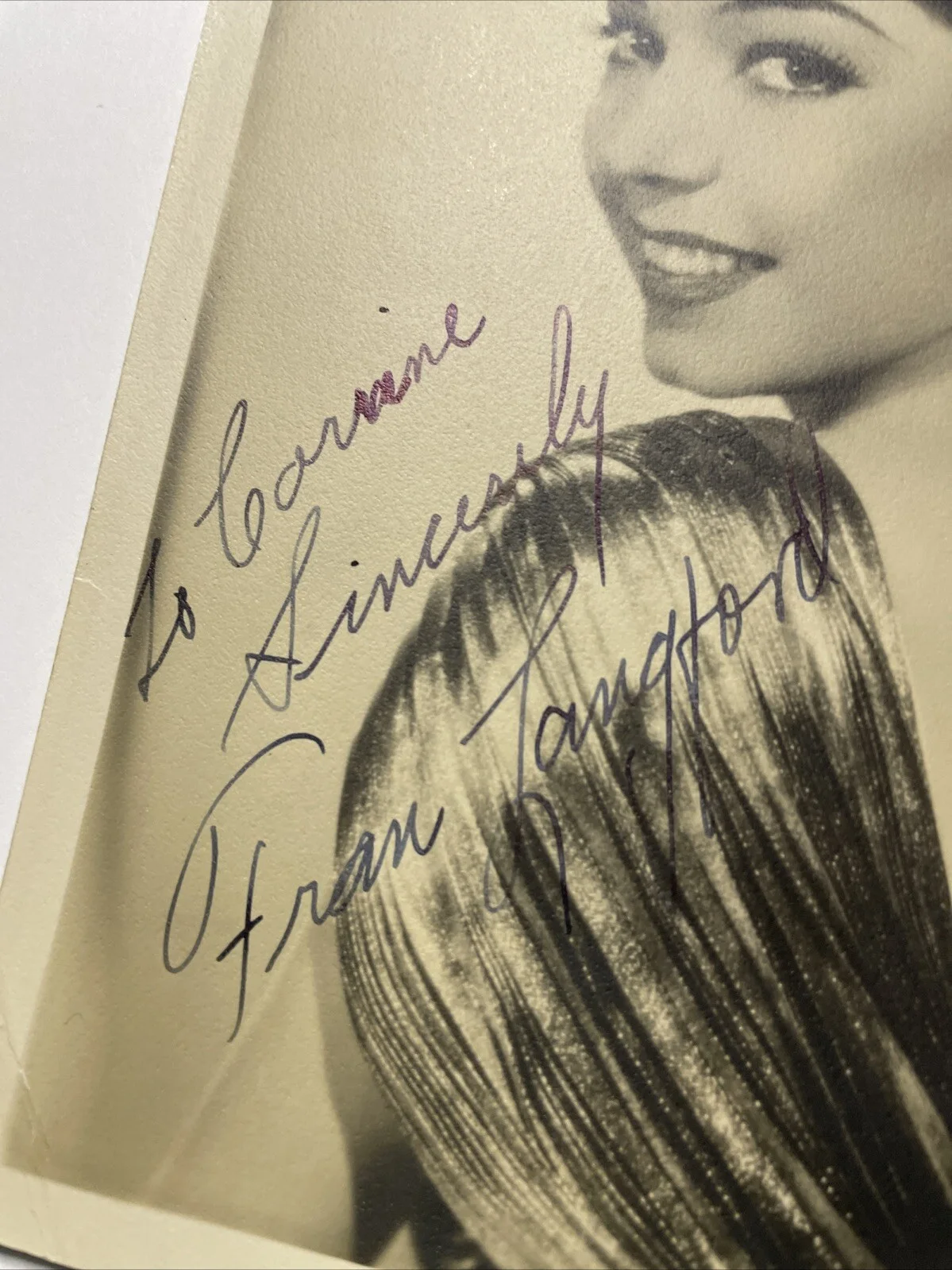 Frances Langford — FRANCES LANGFORD AUTOGRAPH Photograph Picture COA signed Classic Movies FRAN MT, изображение 5