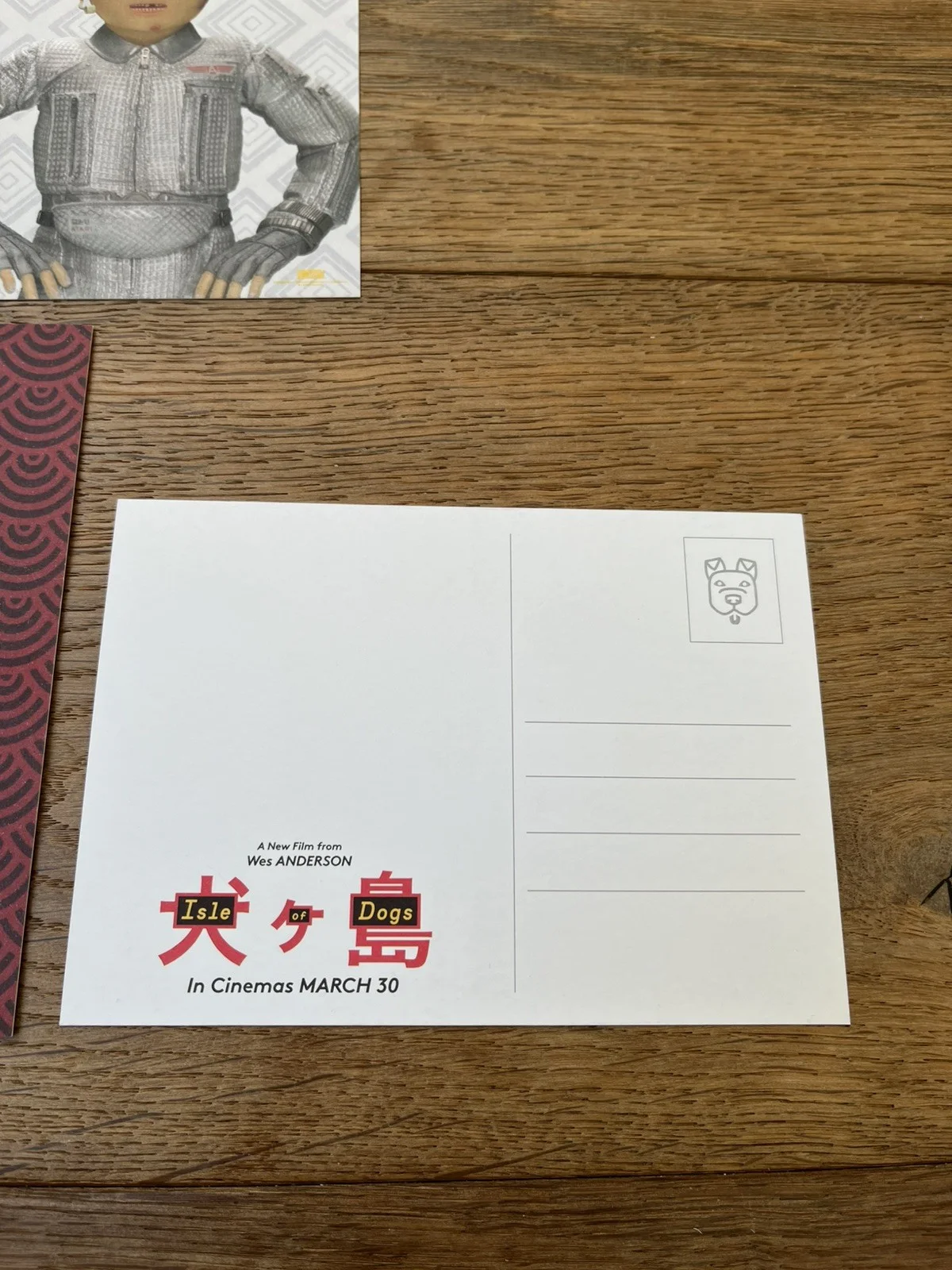 Isle of Dogs (2018) Wes Anderson, Set of 5 Promotional Lobby Cards Postcards, изображение 5