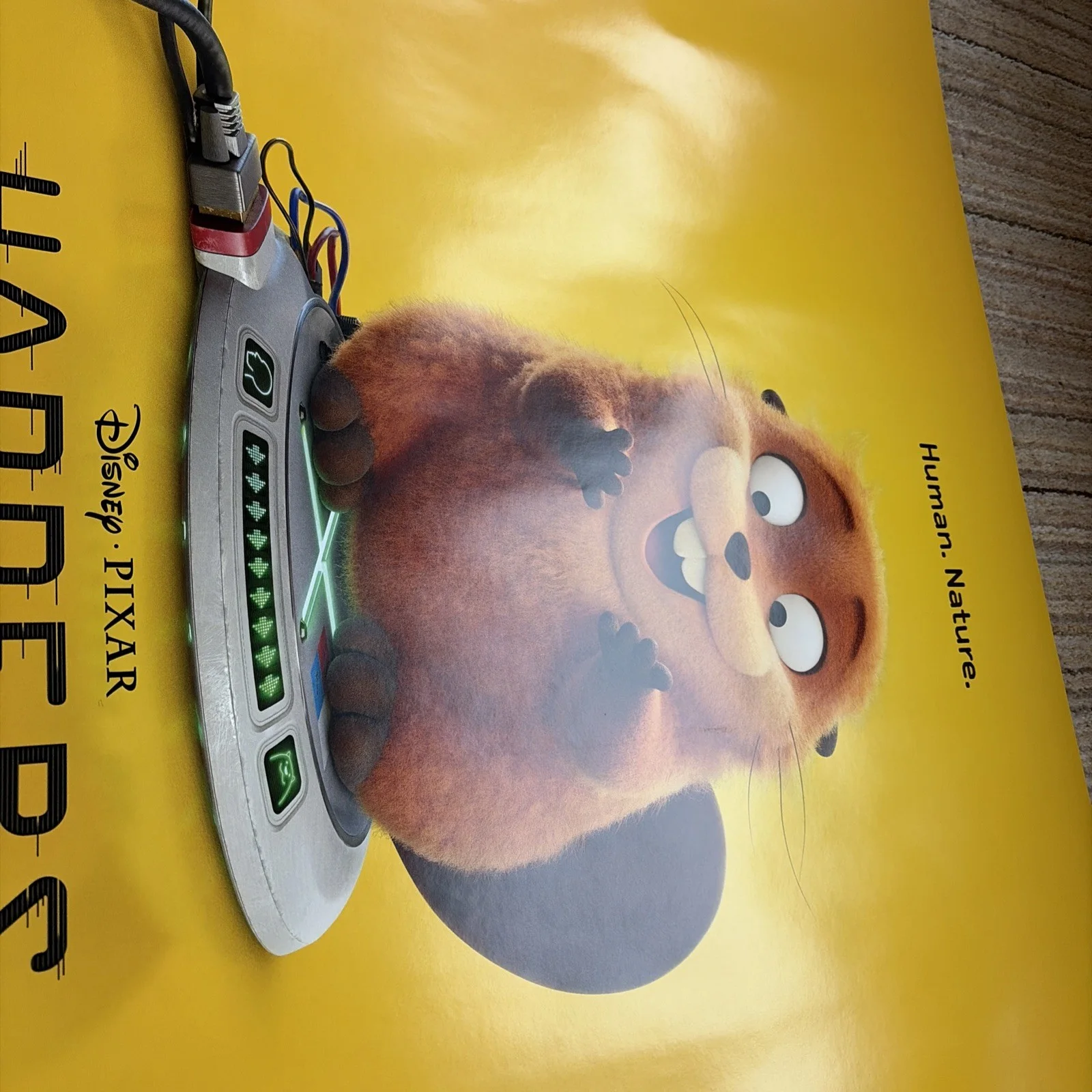 Hoppers Advance Quad Poster Disney Pixar Double sided movie poster, image 3